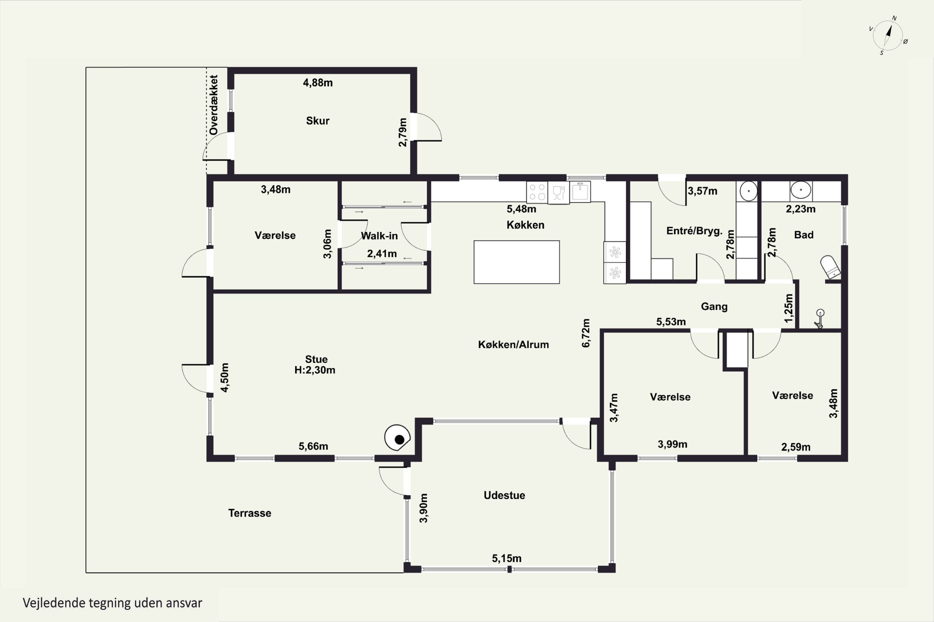 Plantegninger billede af Engvej 9, 9800 Hjørring