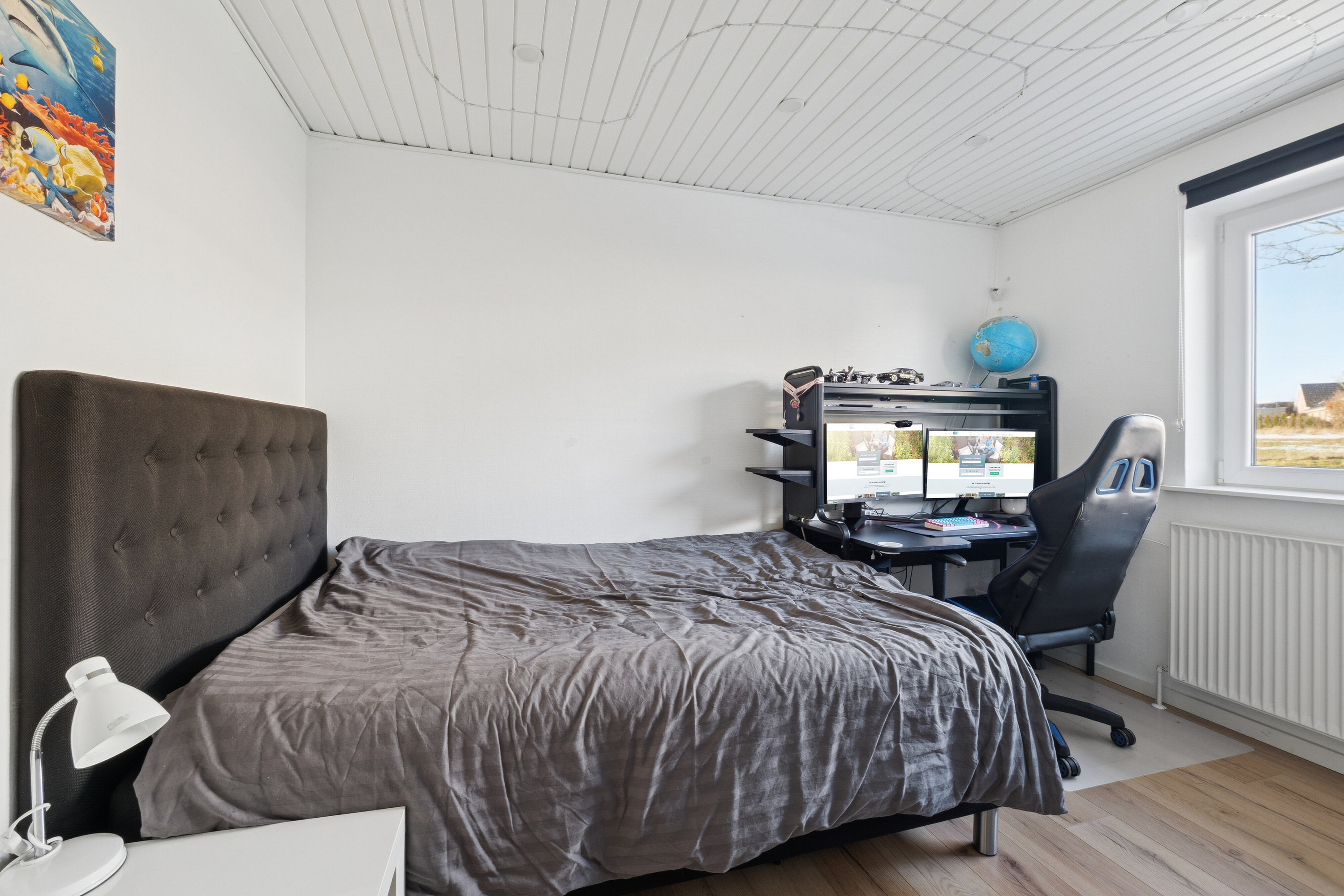 Fremhævet soveværelse billede i fuldskærmstilstand. Billede af Søndermarken 2, 7752 Snedsted