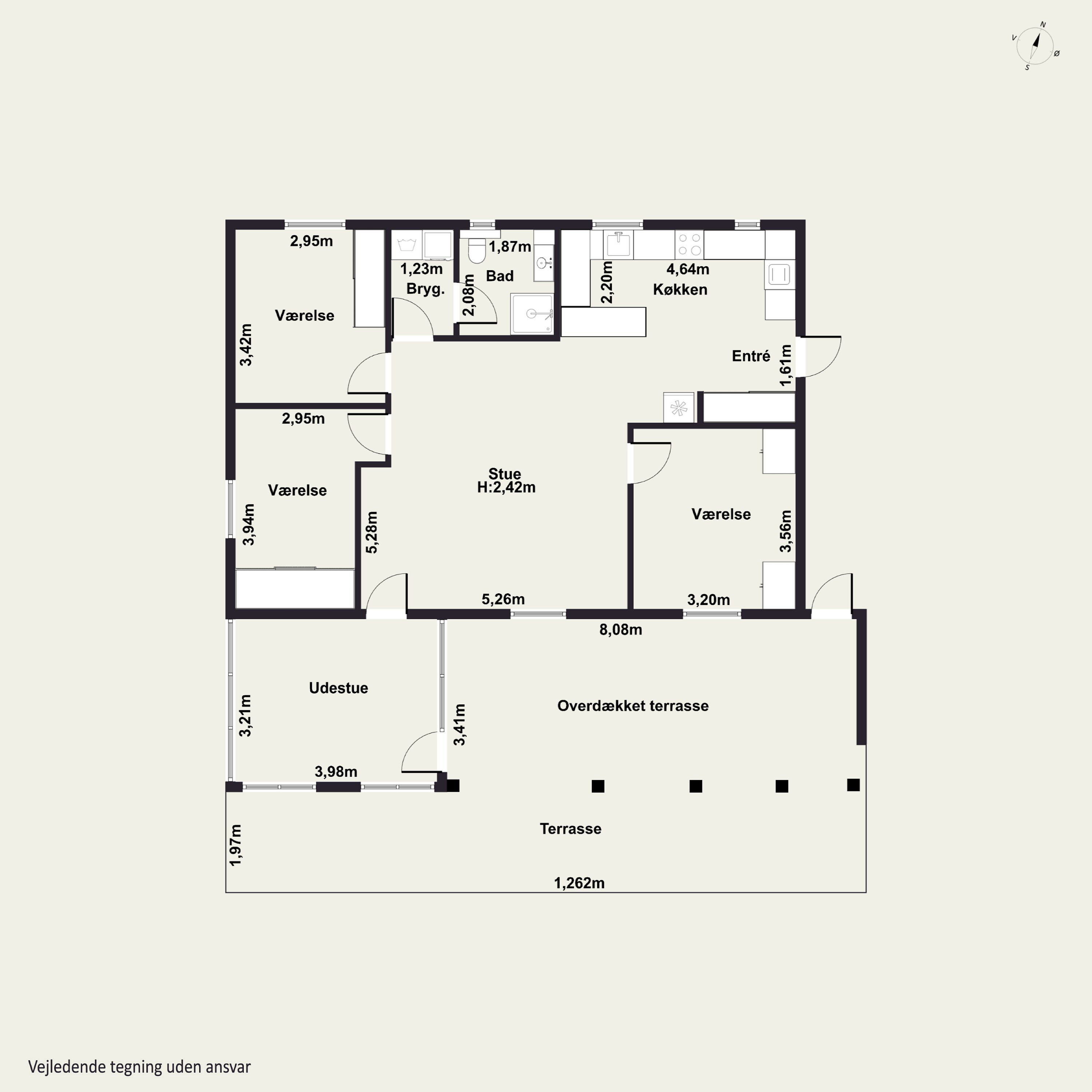 Plantegninger billede af Søndermarken 2, 7752 Snedsted