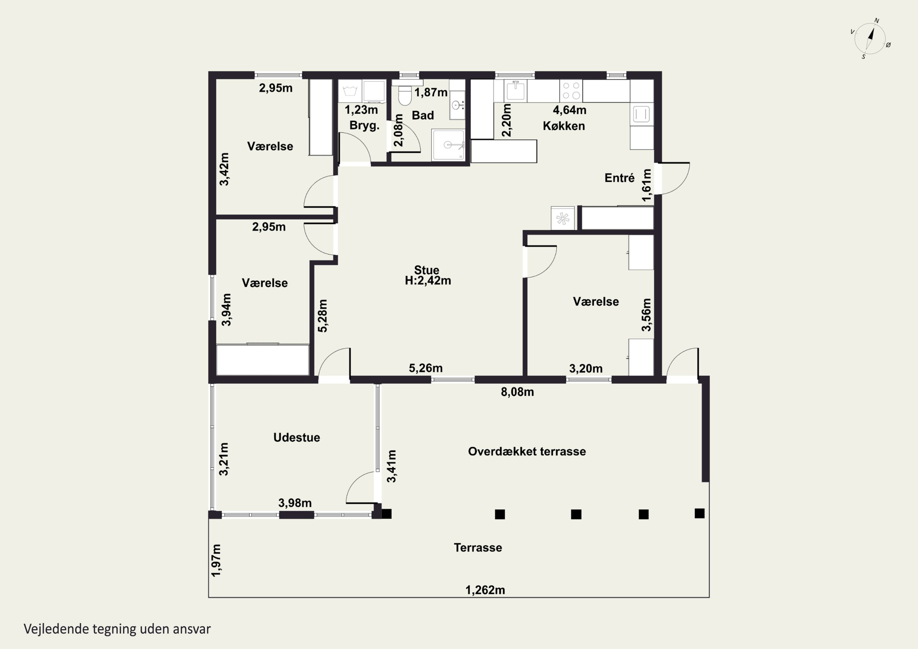 Plantegninger billede af Søndermarken 2, 7752 Snedsted