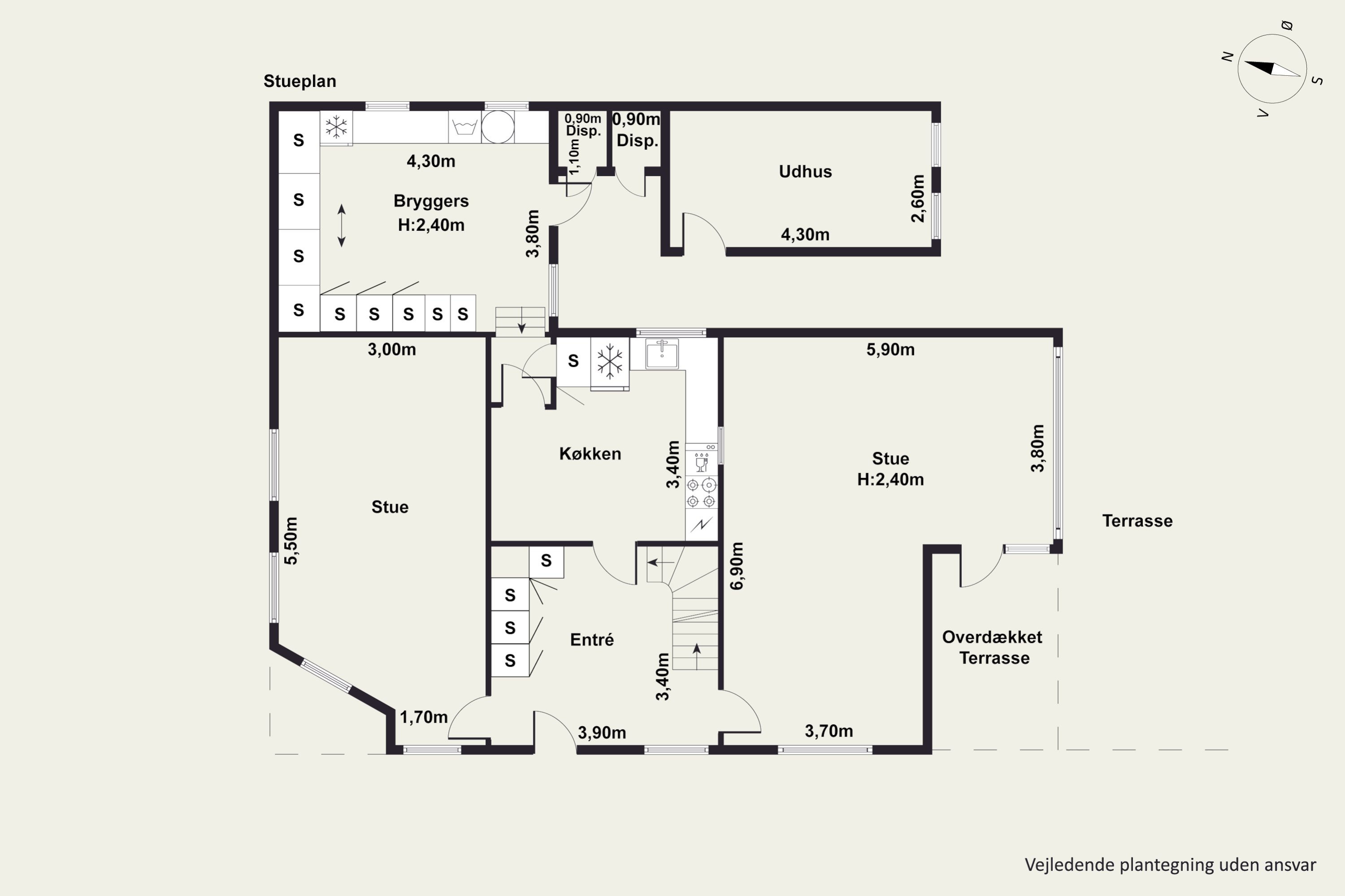 Plantegninger billede af Ny Kirkevej 1A, 4450 Jyderup