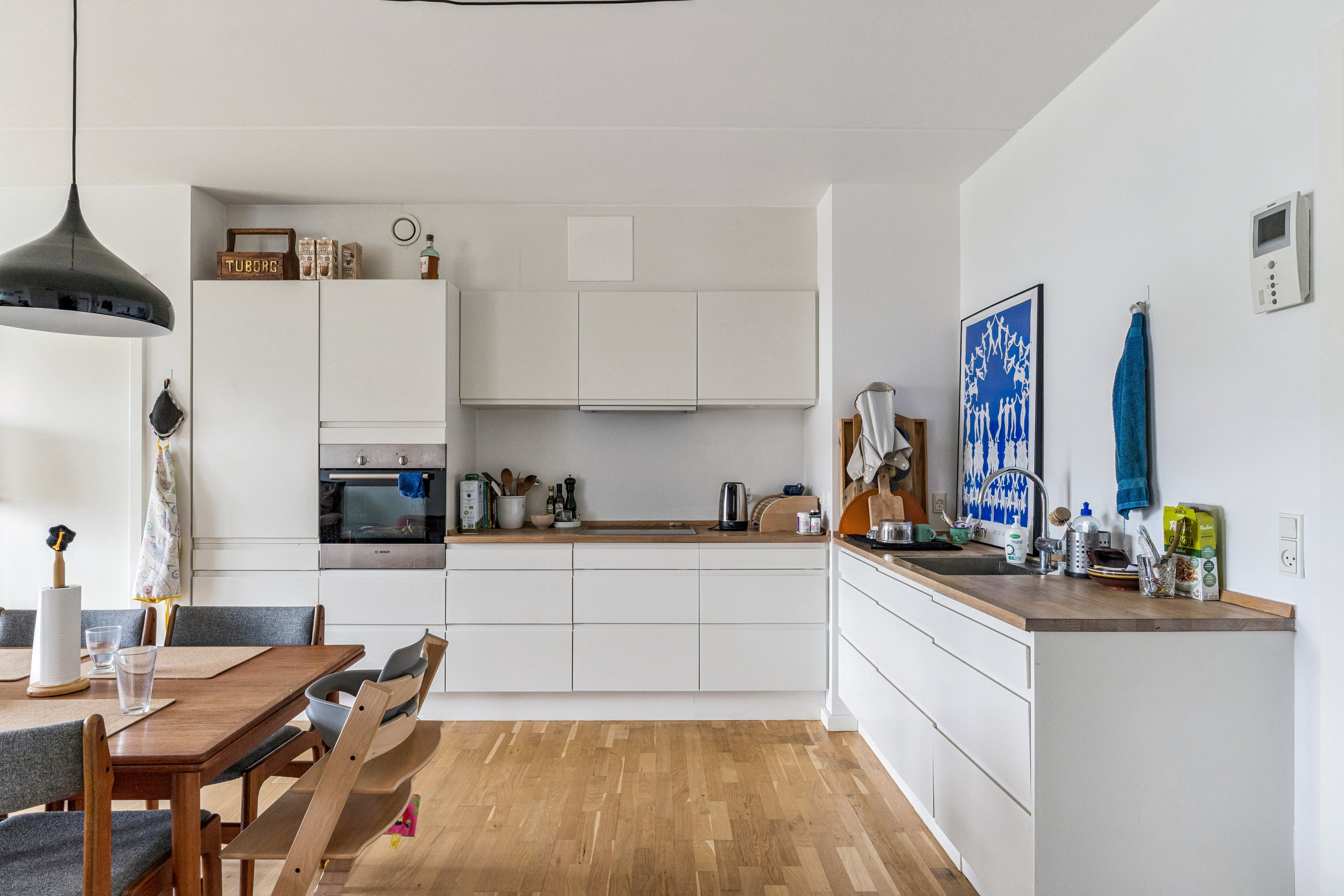 Fremhævet køkken billede i fuldskærmstilstand. Billede af Venøgade 24, 1. mf., 2100 København Ø