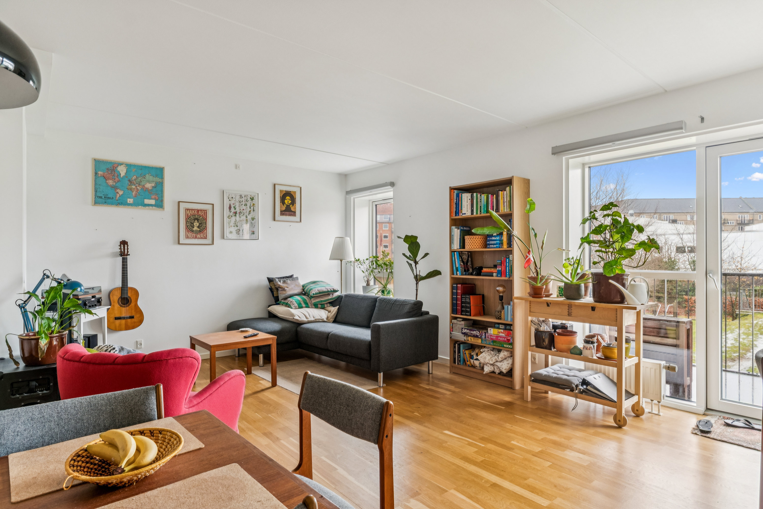 Fremhævet stue billede i fuldskærmstilstand. Billede af Venøgade 24, 1. mf., 2100 København Ø