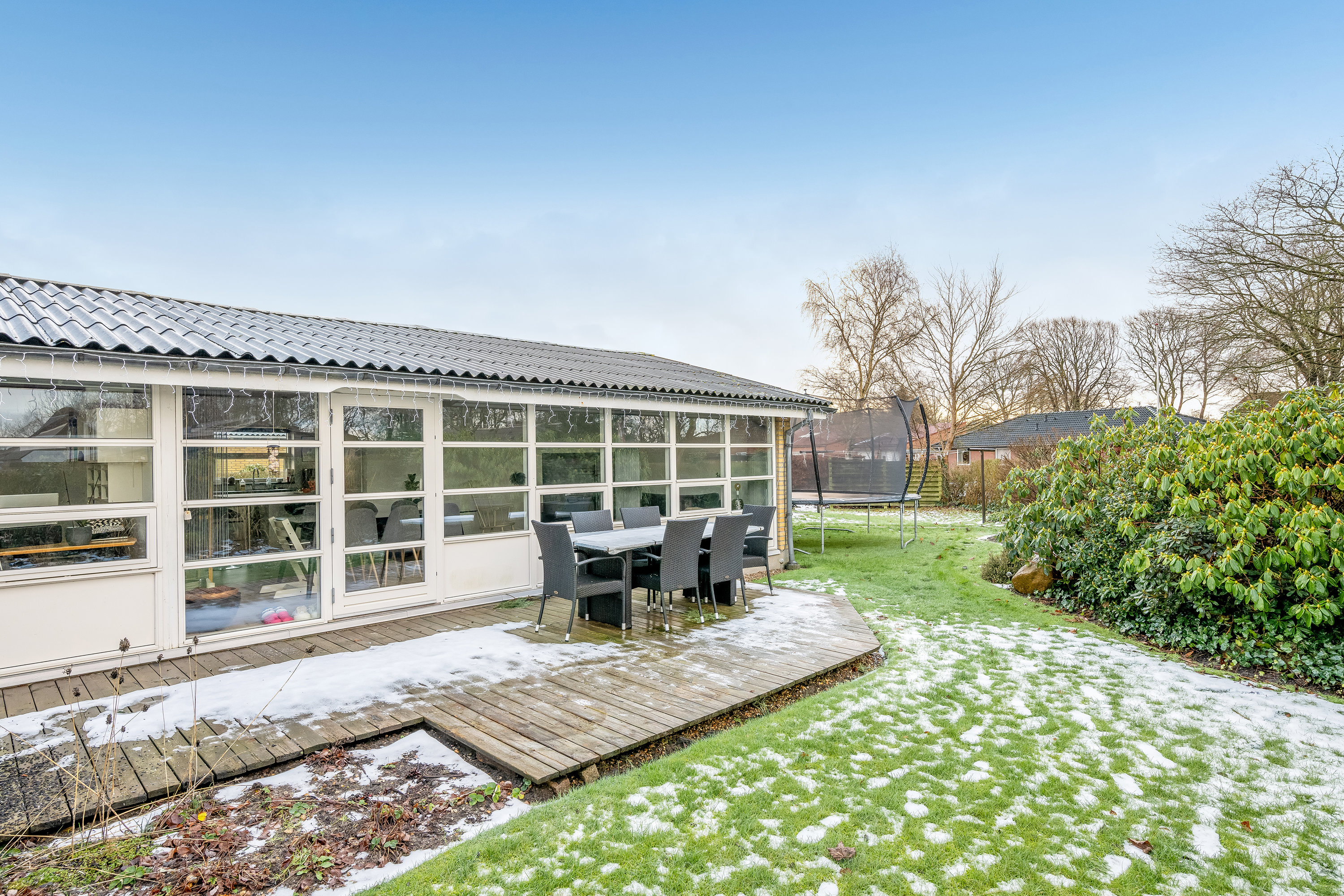 Fremhævet terrasse billede i fuldskærmstilstand. Billede af Korsvej 10, 6880 Tarm