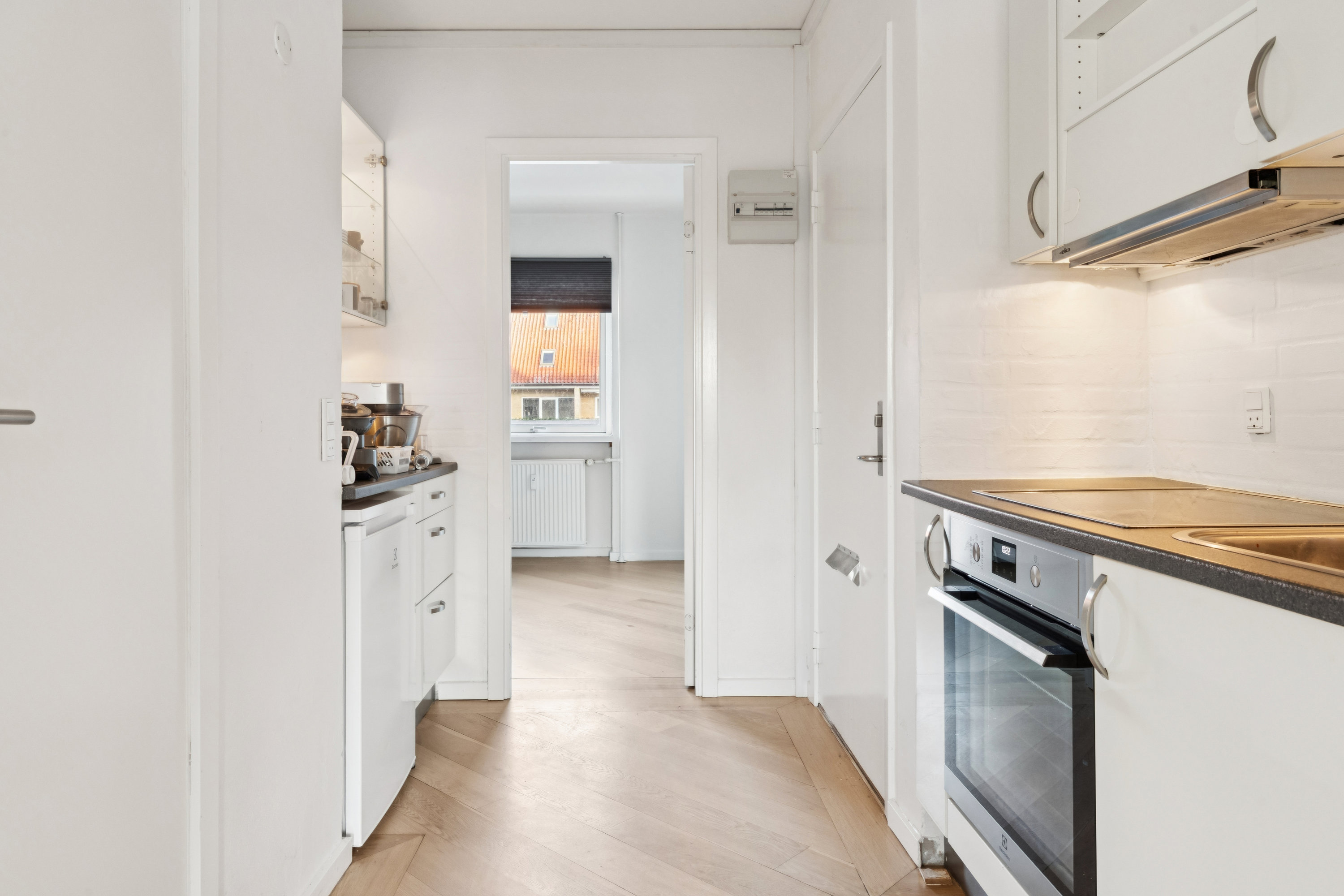 Fremhævet køkken billede i fuldskærmstilstand. Billede af Fyrrebakken 20, 1. th., 9000 Aalborg