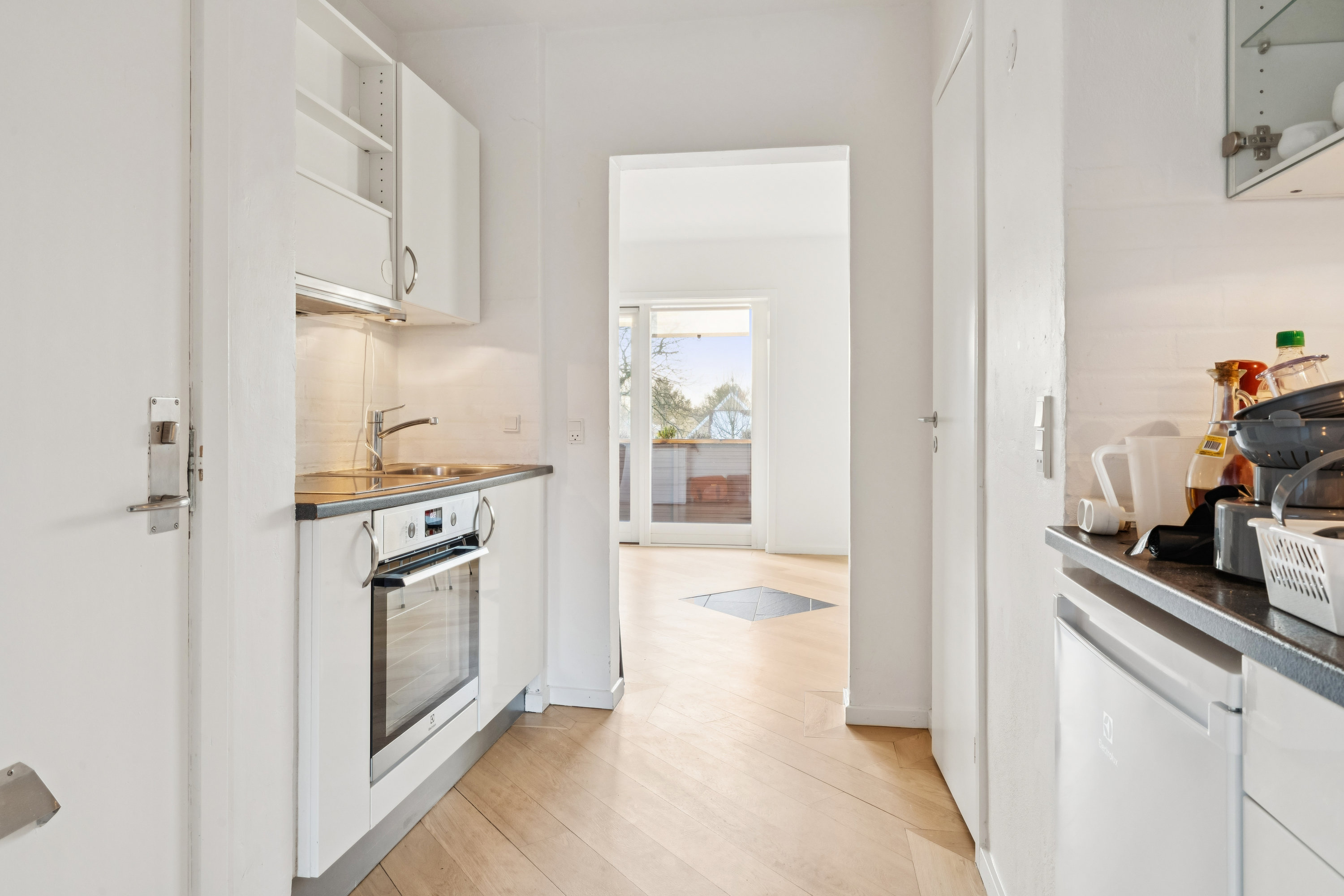 Fremhævet køkken billede i fuldskærmstilstand. Billede af Fyrrebakken 20, 1. th., 9000 Aalborg