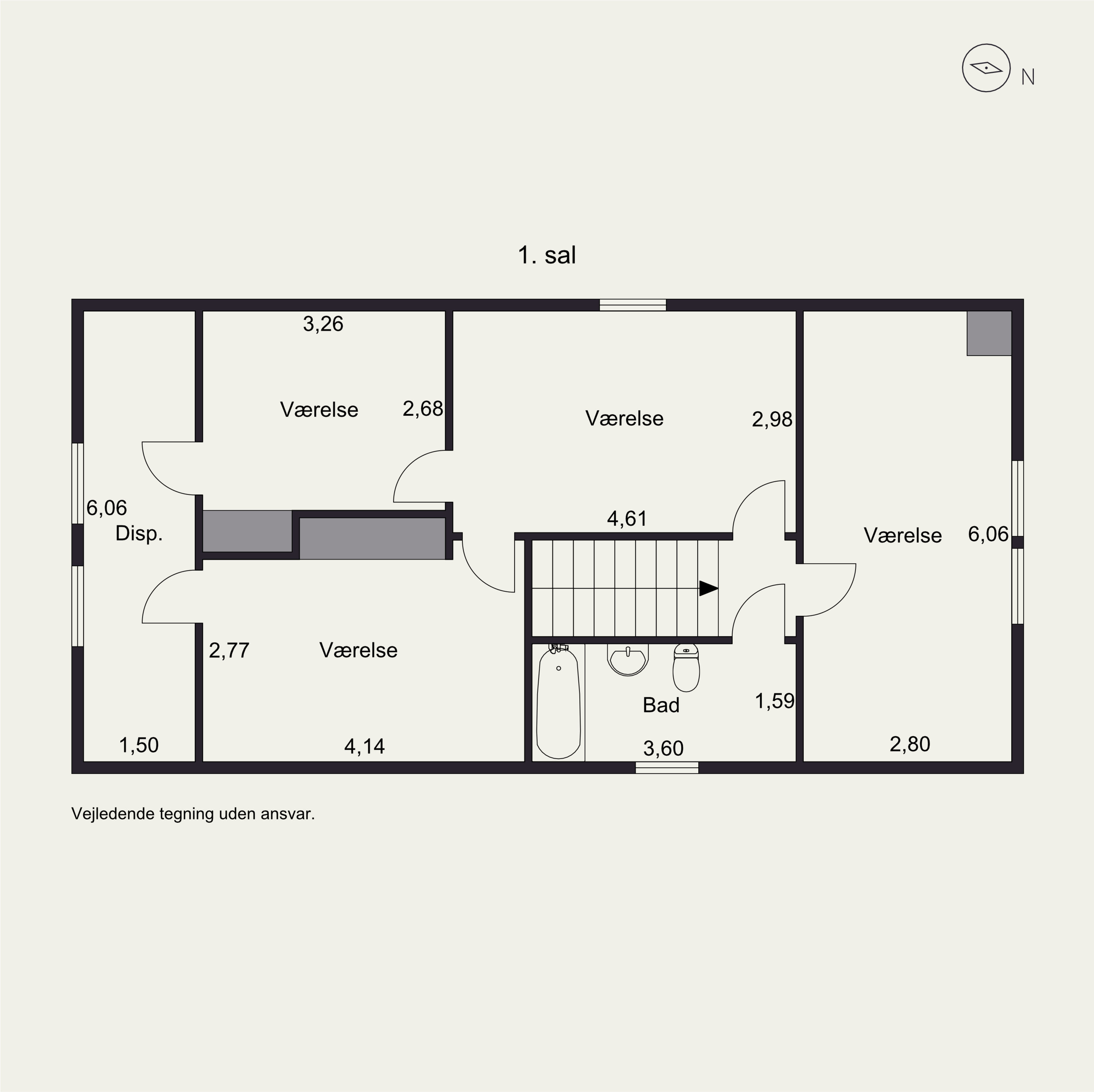 Plantegninger billede af Kvievej 4, 6823 Ansager