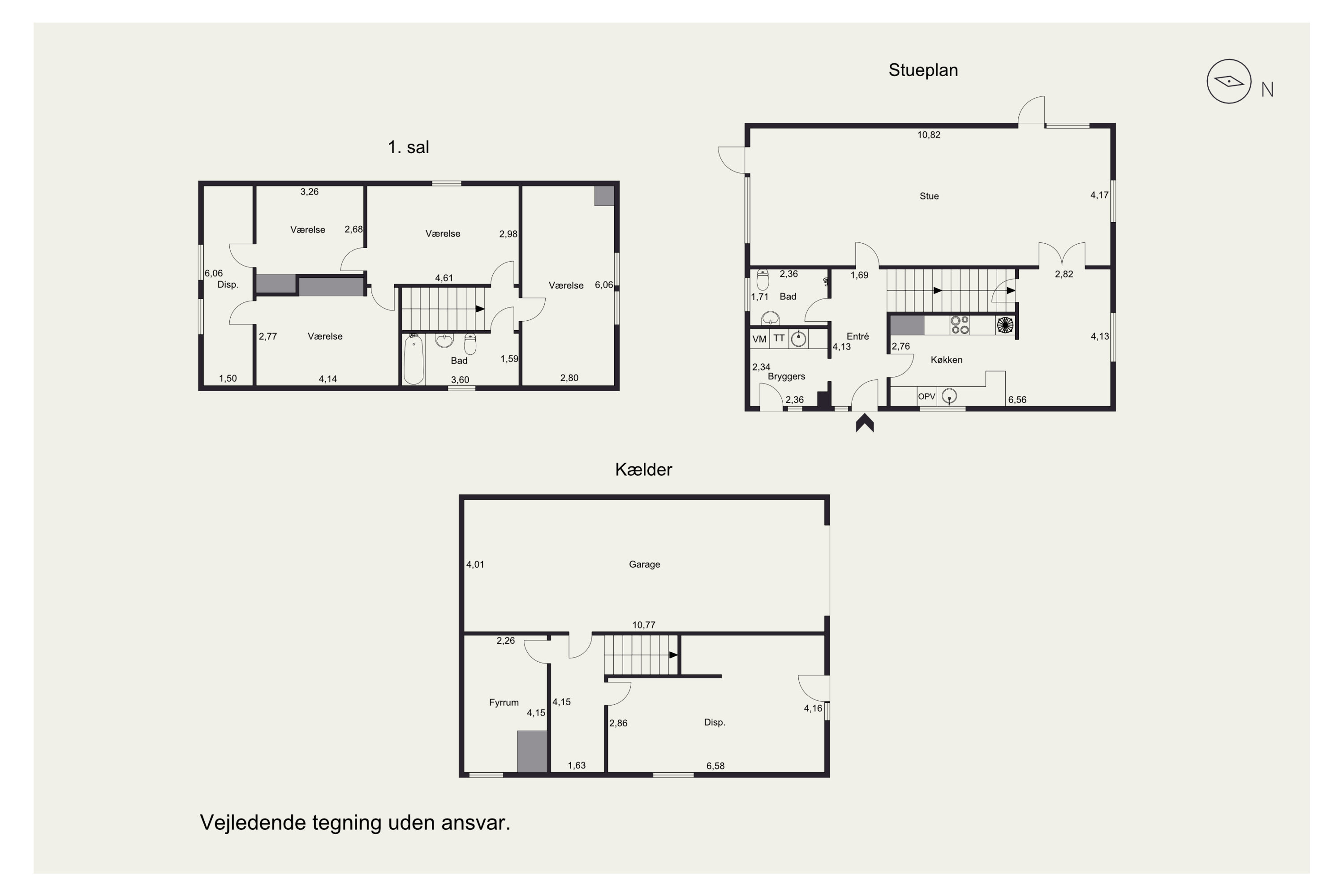 Plantegninger billede af Kvievej 4, 6823 Ansager