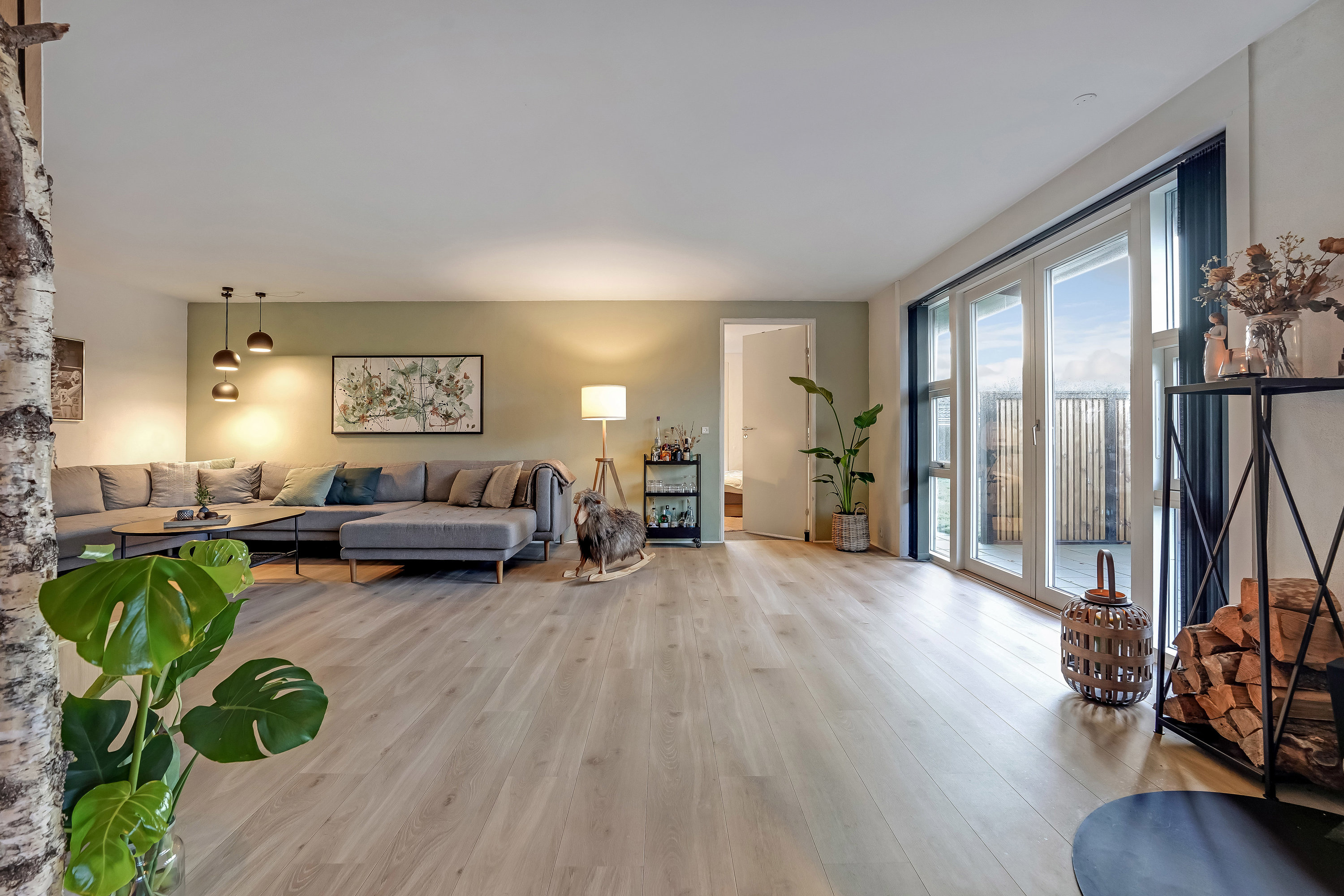 Fremhævet stue billede i fuldskærmstilstand. Billede af Enevej 15, 7200 Grindsted