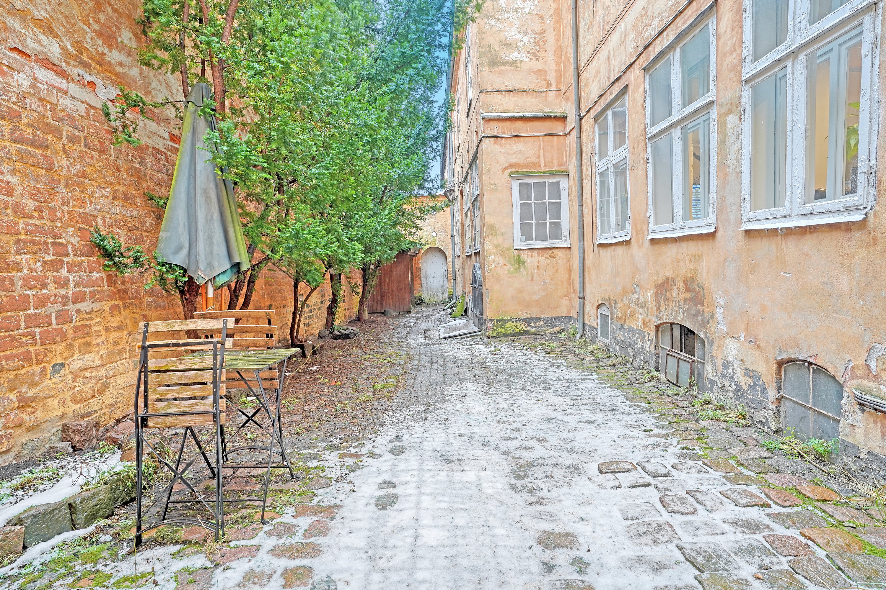 Fremhævet gårdmiljø billede i fuldskærmstilstand. Billede af Stengade 70B, 1., 3000 Helsingør