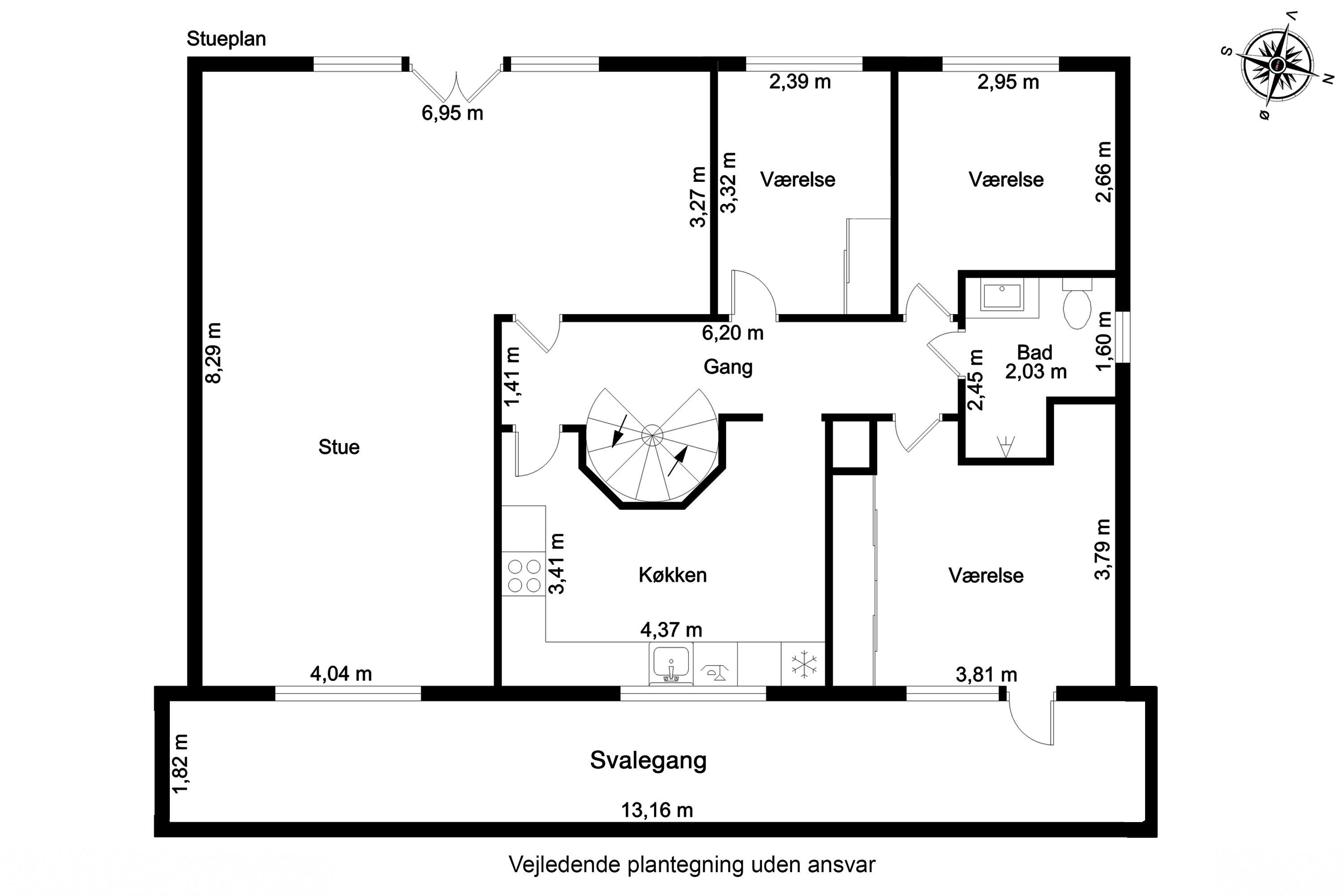 Plantegninger billede af Bakkevænget 2, Tommerup St, 5690 Tommerup