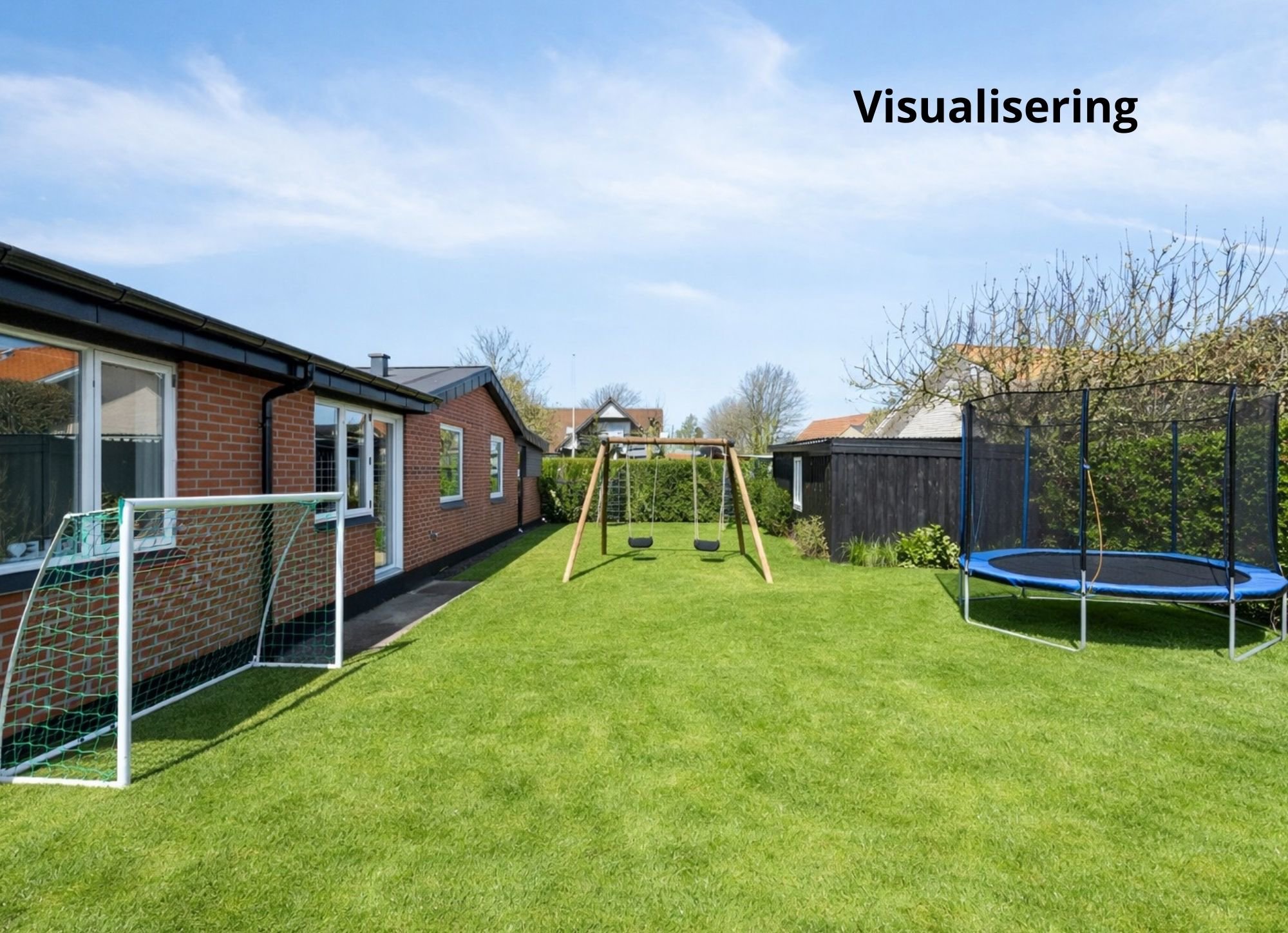 Fremhævet have visualisering billede i fuldskærmstilstand. Billede af Platanvej 32, 7700 Thisted