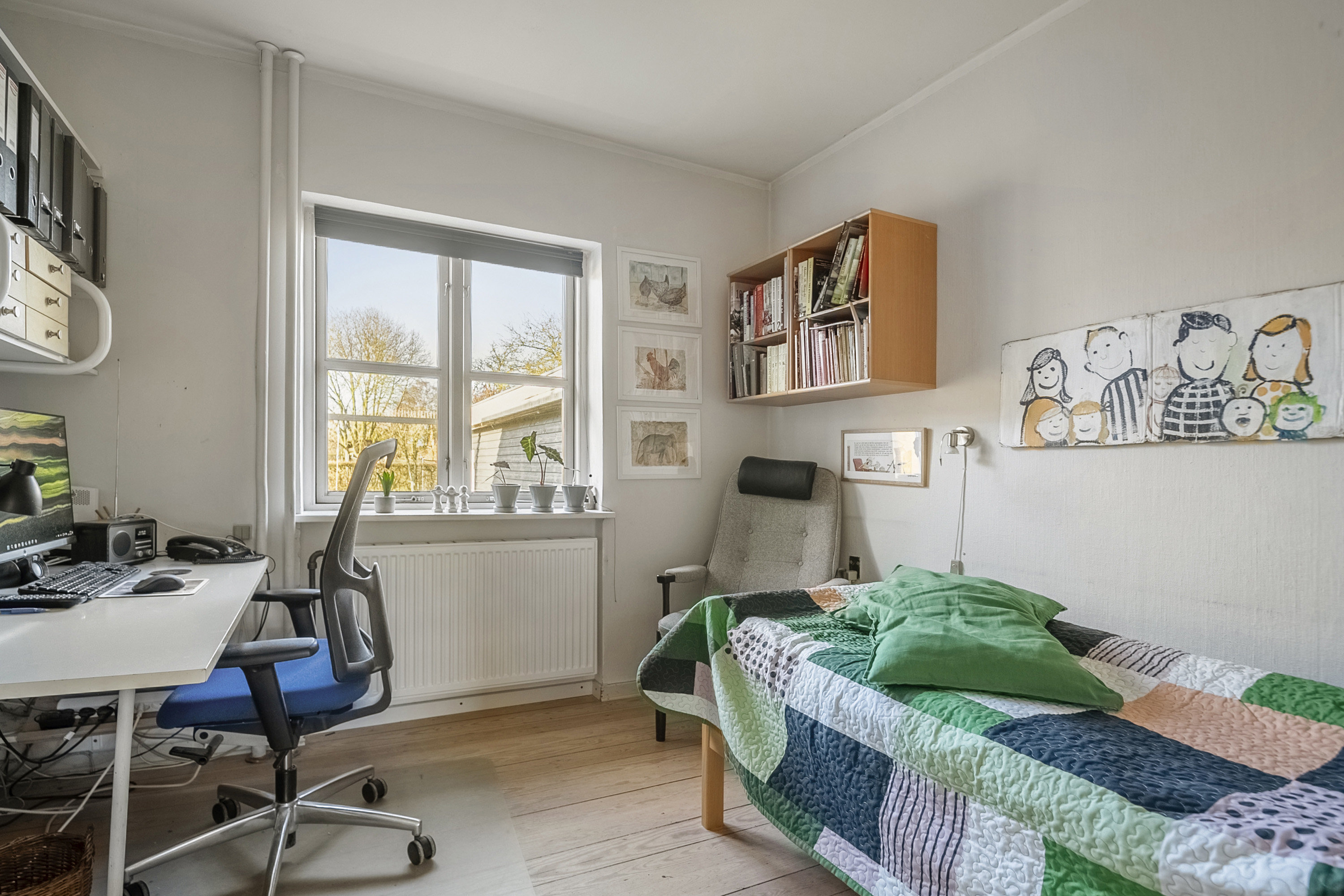 Fremhævet soveværelse billede i fuldskærmstilstand. Billede af Laurvigsgade 3, Christiansbjerg, 8200 Aarhus N