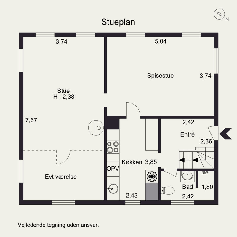 Plantegninger billede af Holmen 2, Bjerre, 8783 Hornsyld