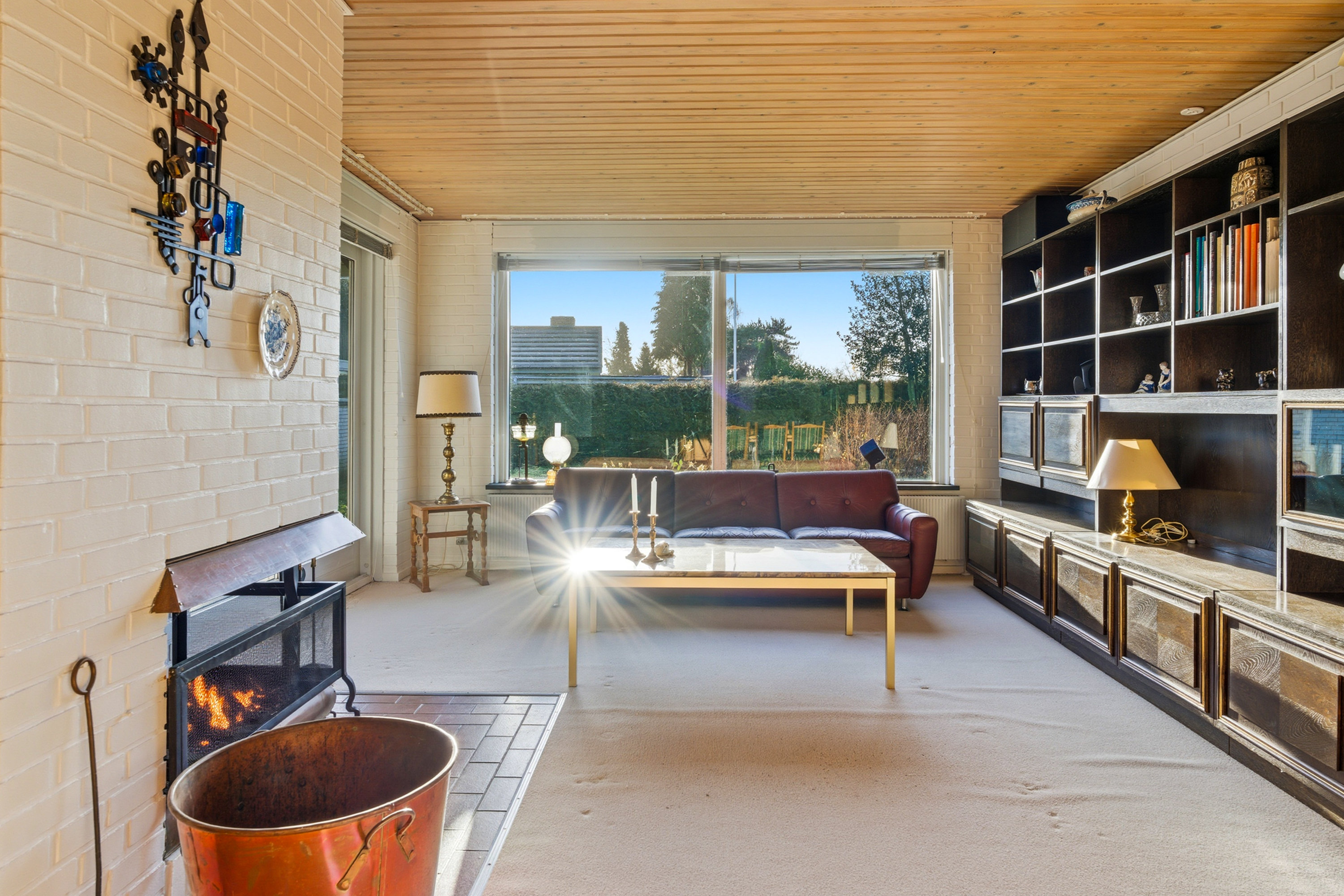 Fremhævet stue billede i fuldskærmstilstand. Billede af Rugvangen 1, Otterup, 5450 Otterup