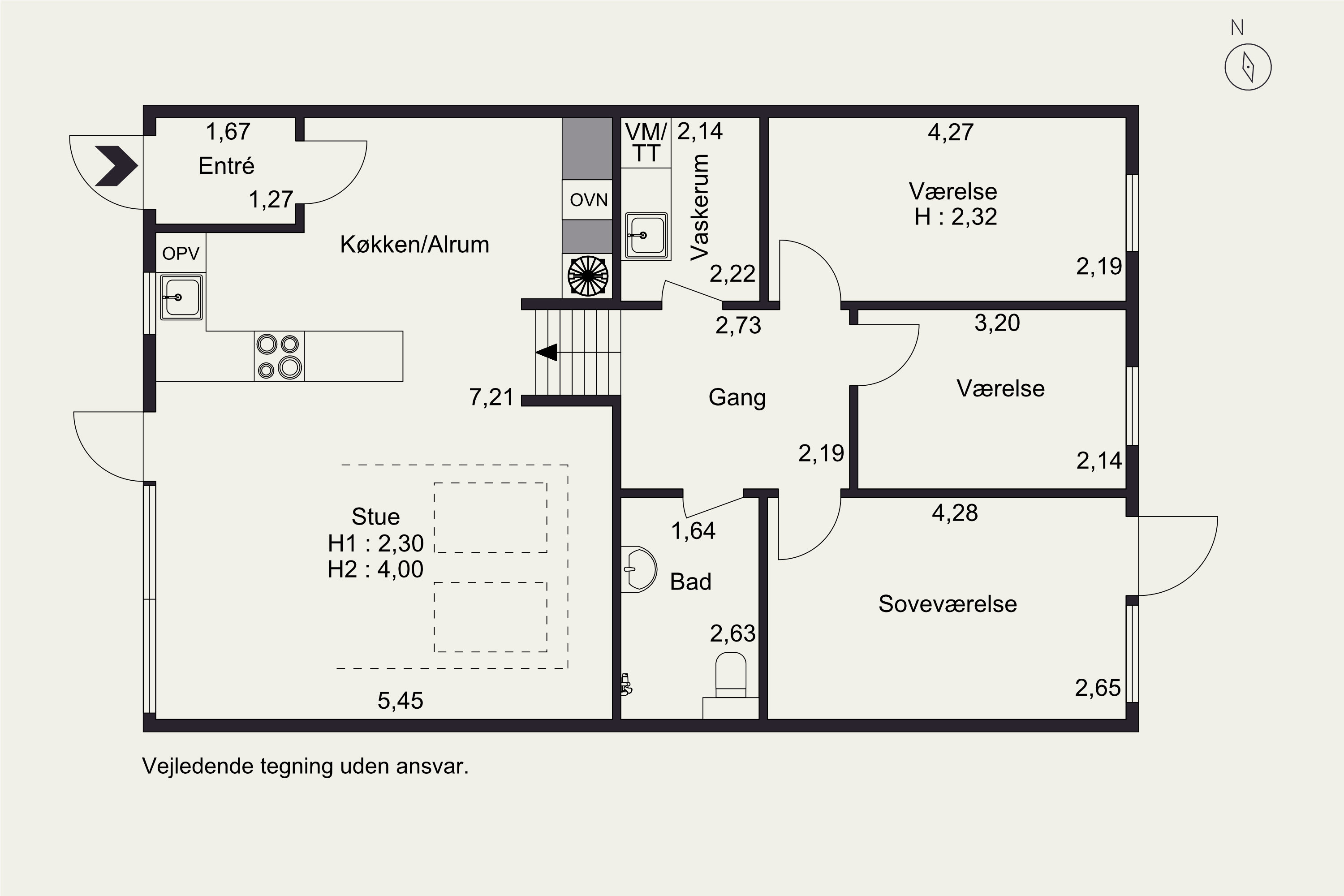 Plantegninger billede af Christianshusvej 117, 2970 Hørsholm