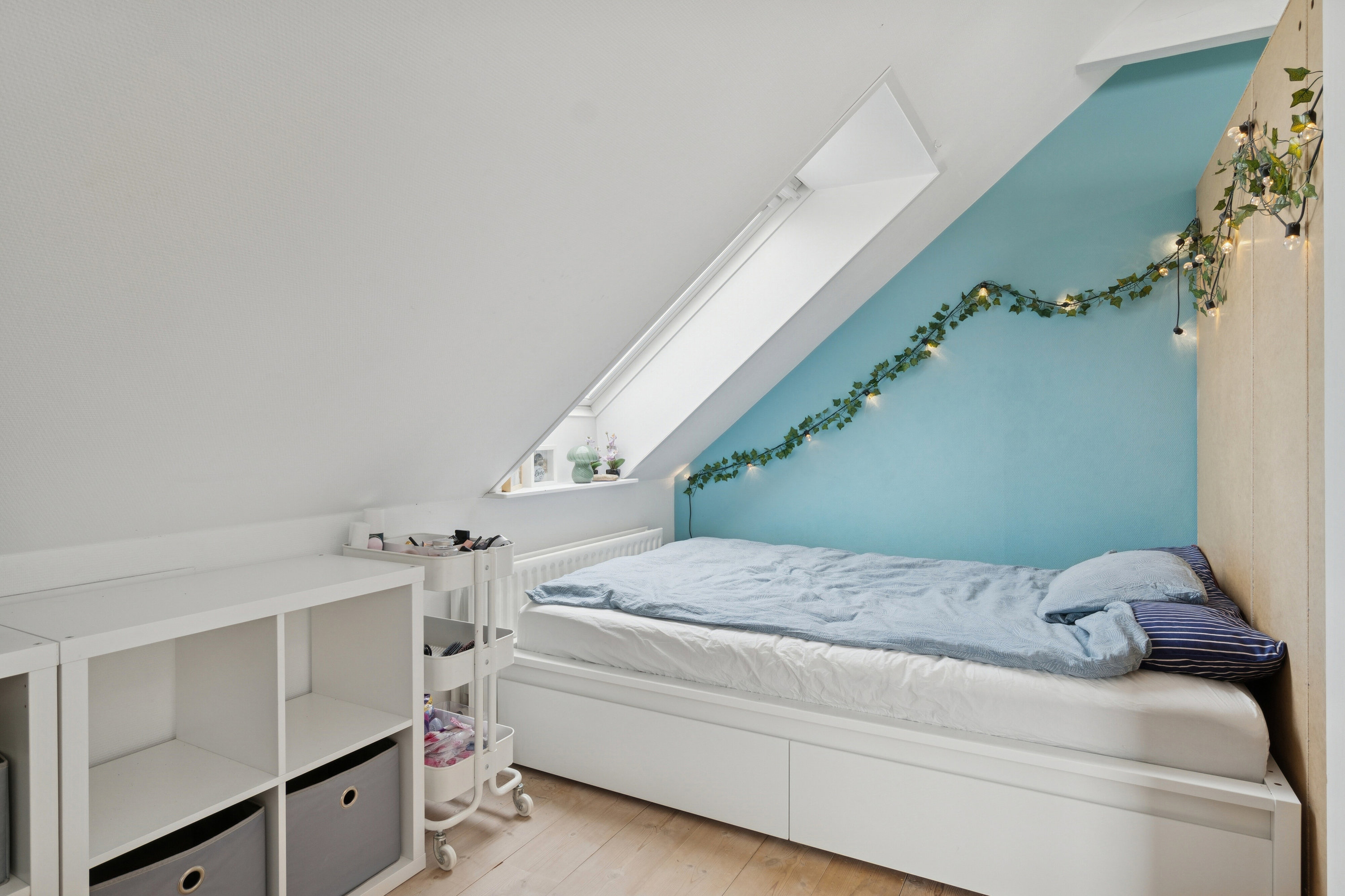 Fremhævet soveværelse billede i fuldskærmstilstand. Billede af Kildeagervej 1, Skuderløse, 4690 Haslev