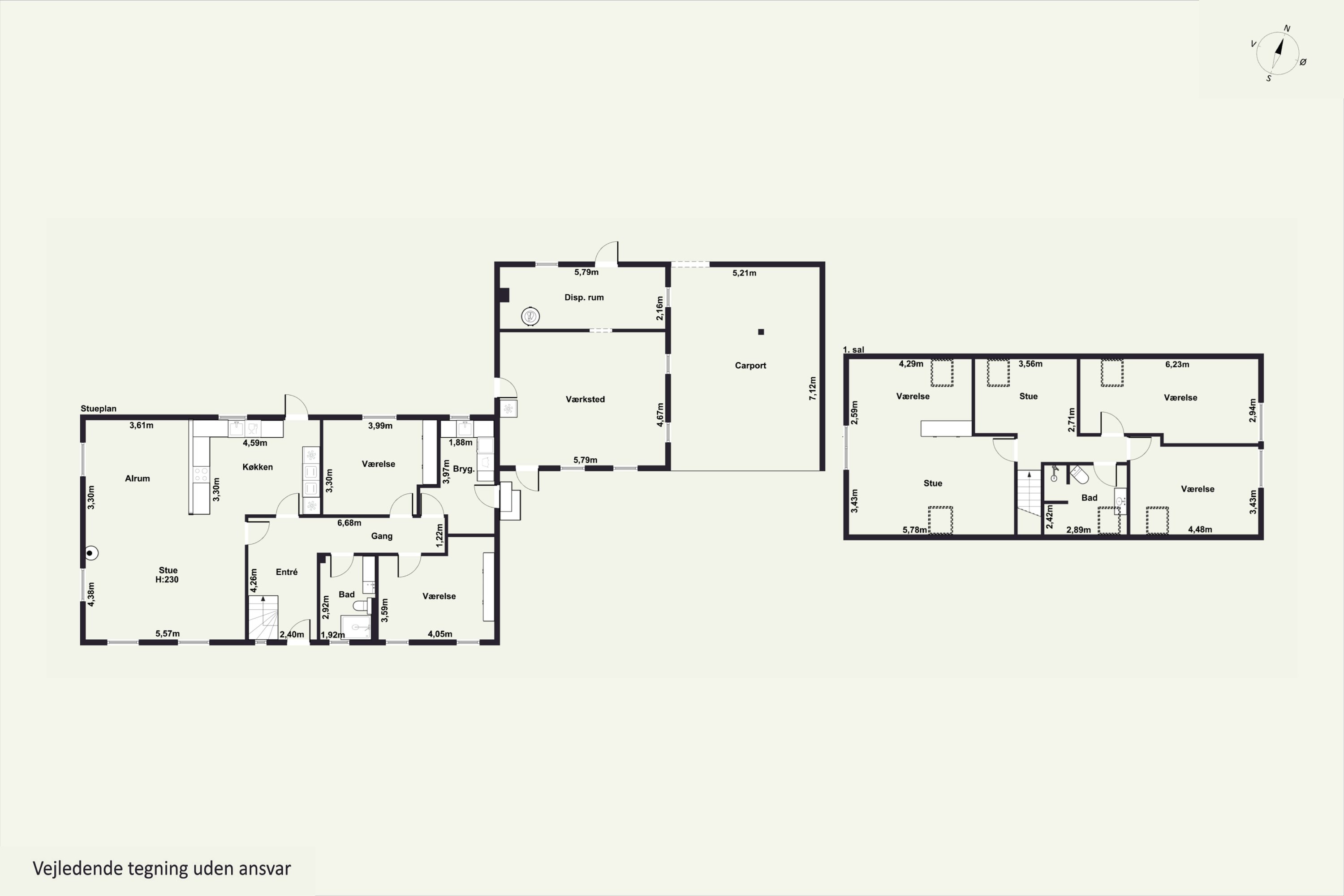 Plantegninger billede af Kildeagervej 1, Skuderløse, 4690 Haslev