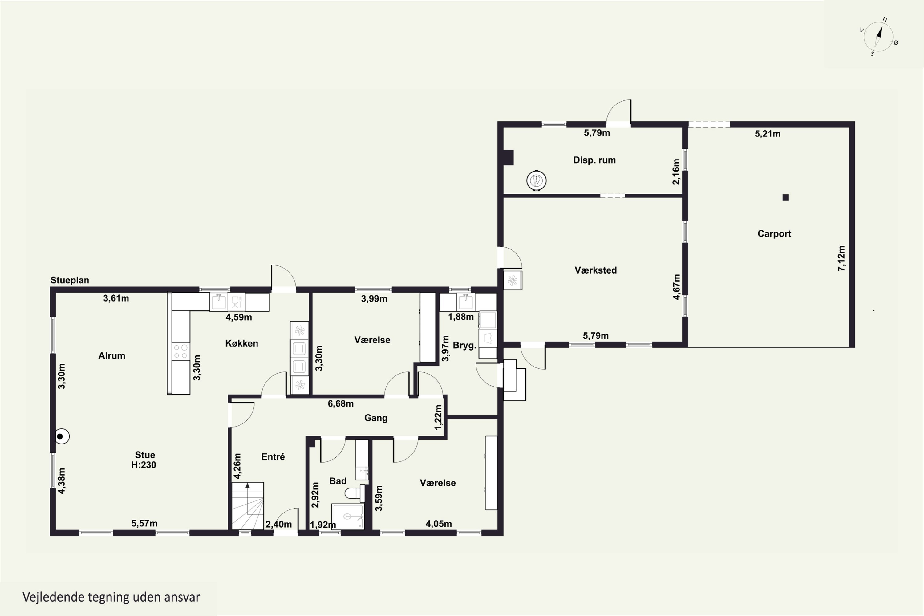 Plantegninger billede af Kildeagervej 1, Skuderløse, 4690 Haslev