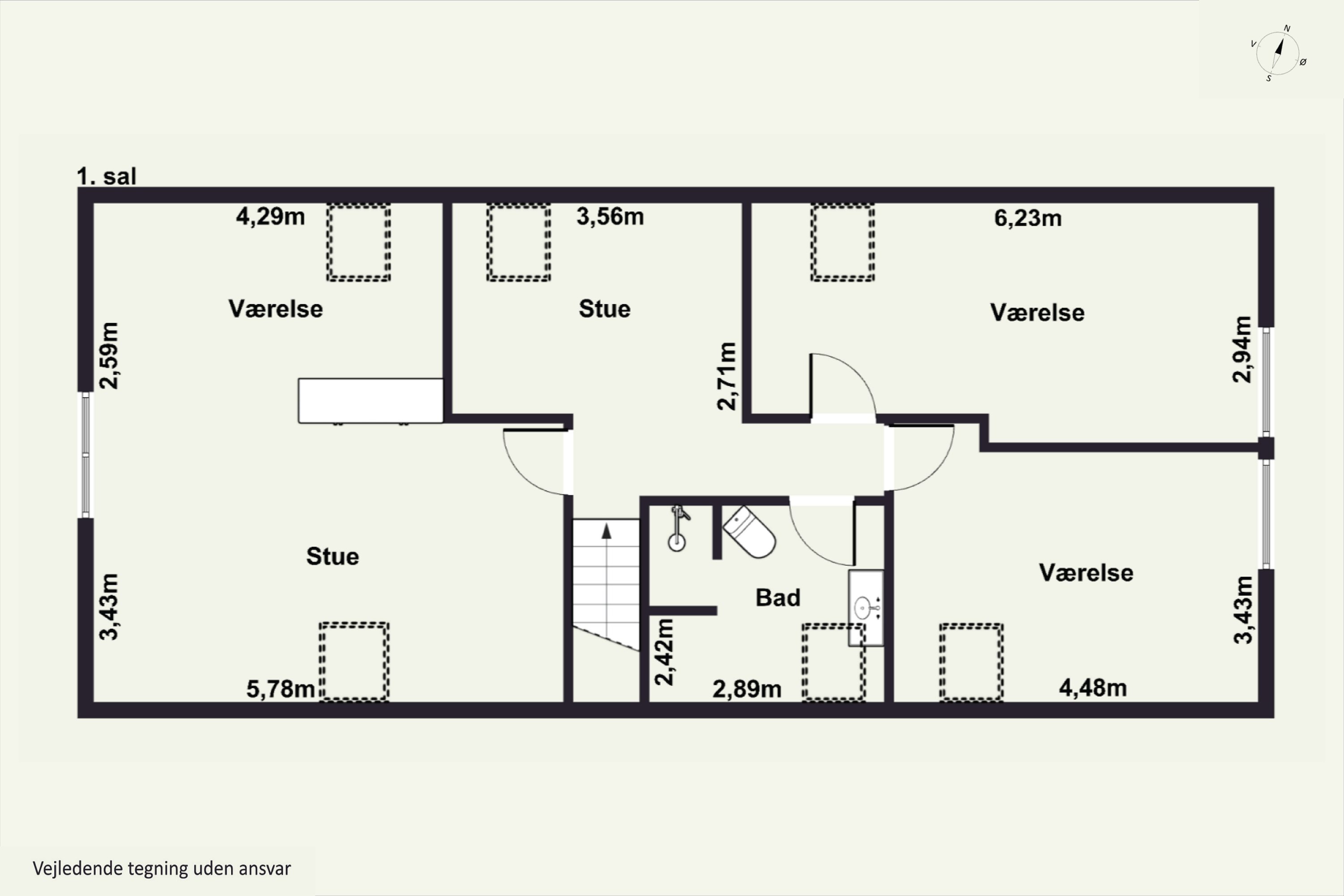 Plantegninger billede af Kildeagervej 1, Skuderløse, 4690 Haslev