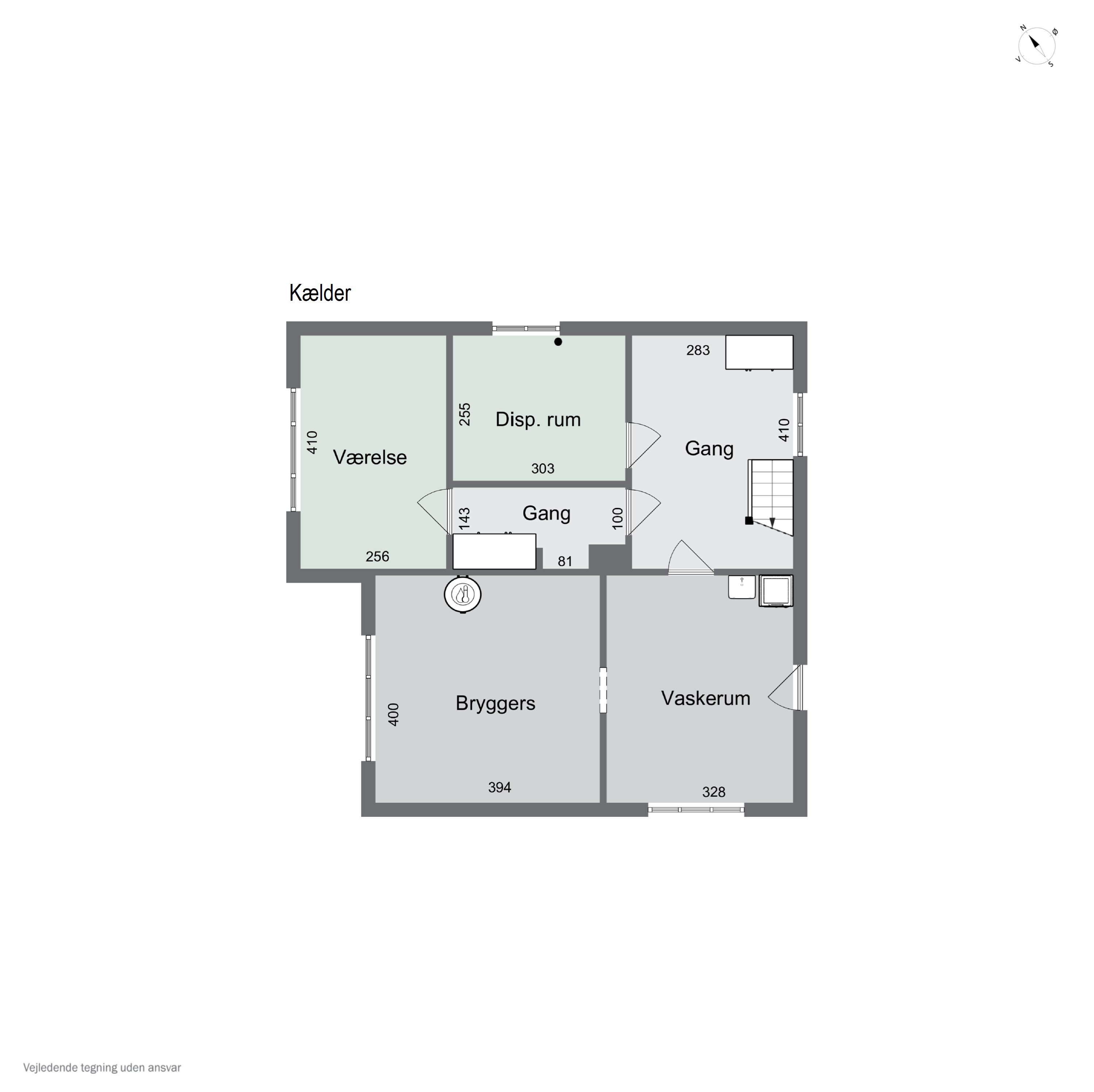 Plantegninger billede af Kirkegade 5, 5884 Gudme