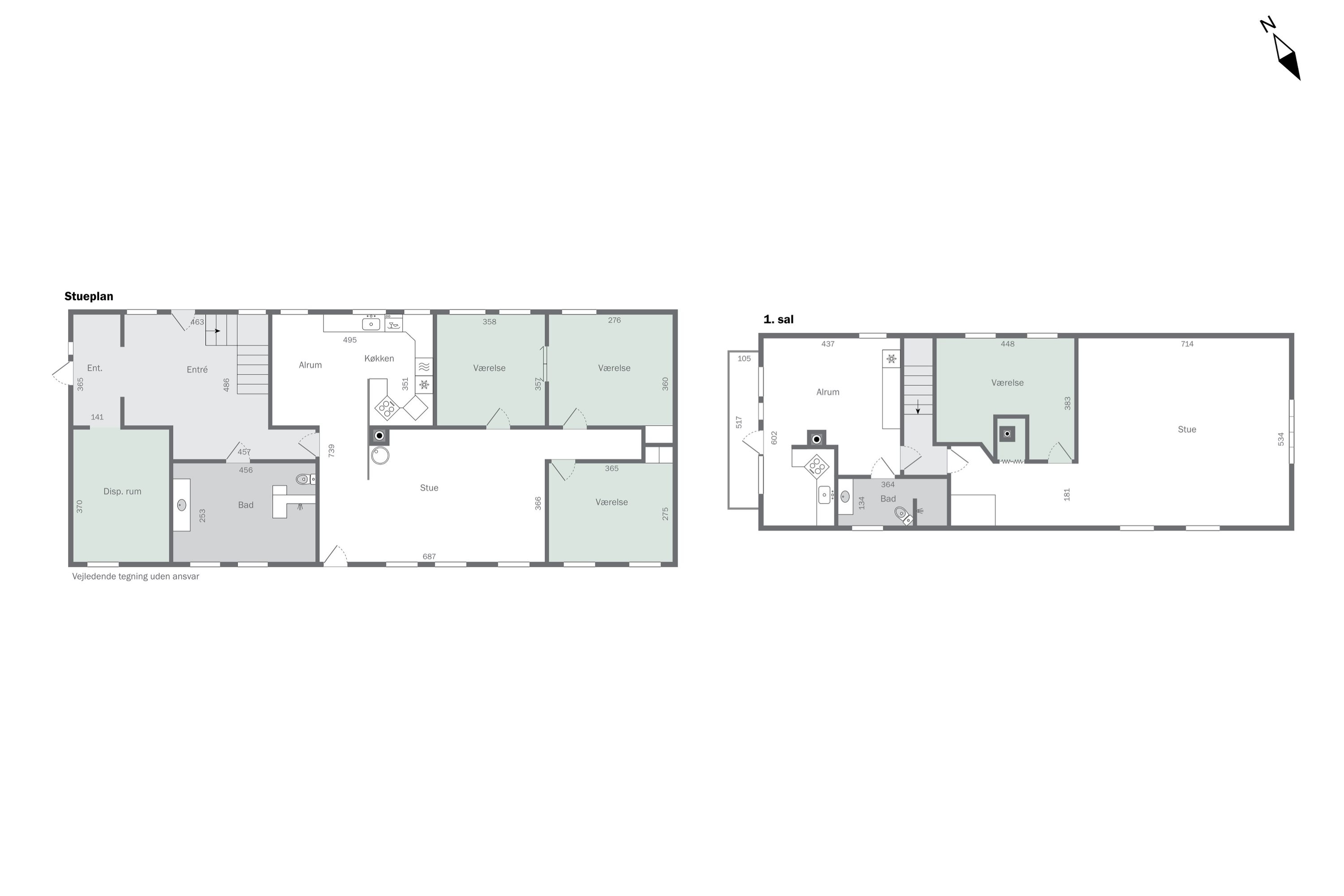 Plantegninger billede af Ørbækvej 843, Rolfsted, 5863 Ferritslev Fyn