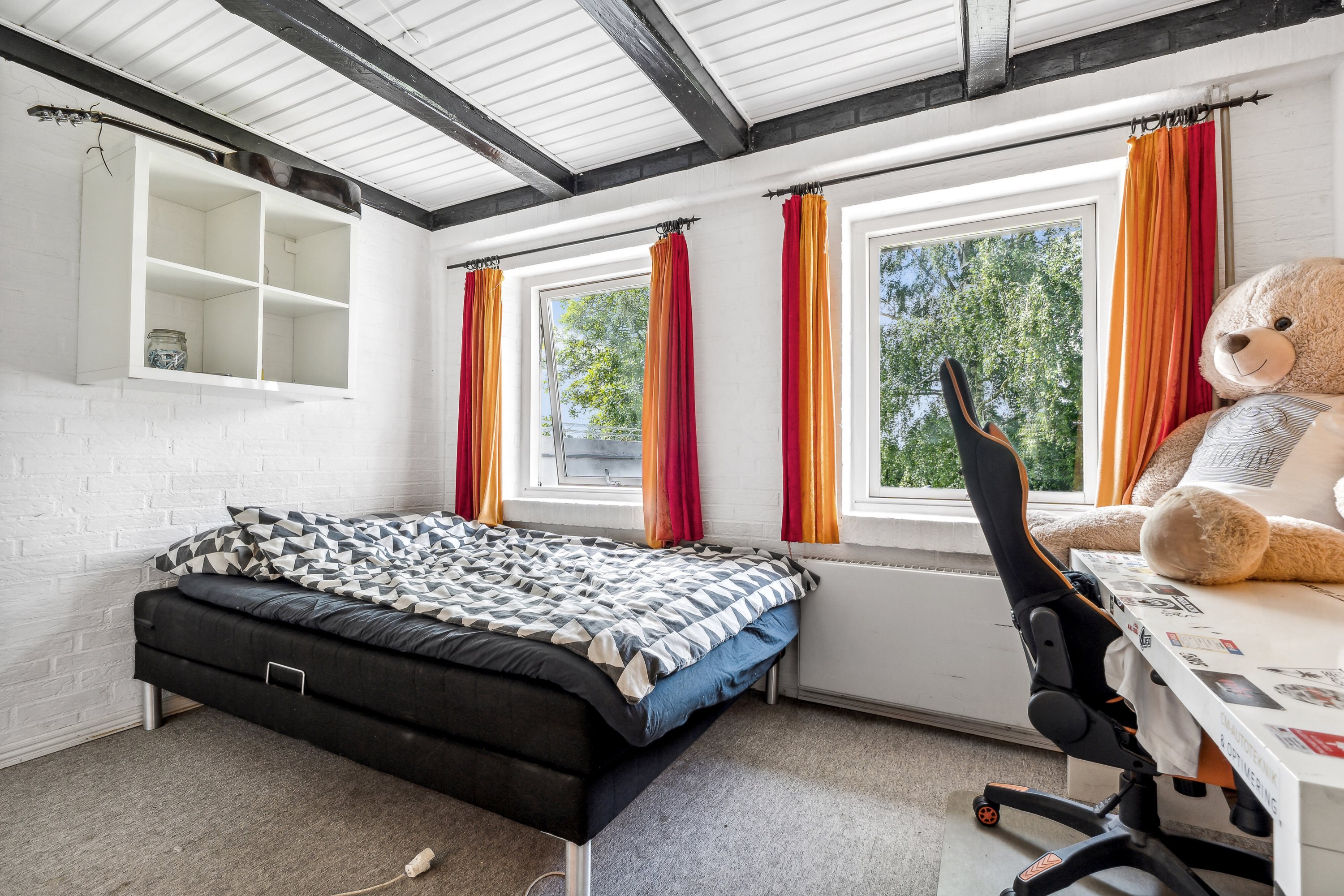 Fremhævet soveværelse billede i fuldskærmstilstand. Billede af Ørbækvej 843, Rolfsted, 5863 Ferritslev Fyn