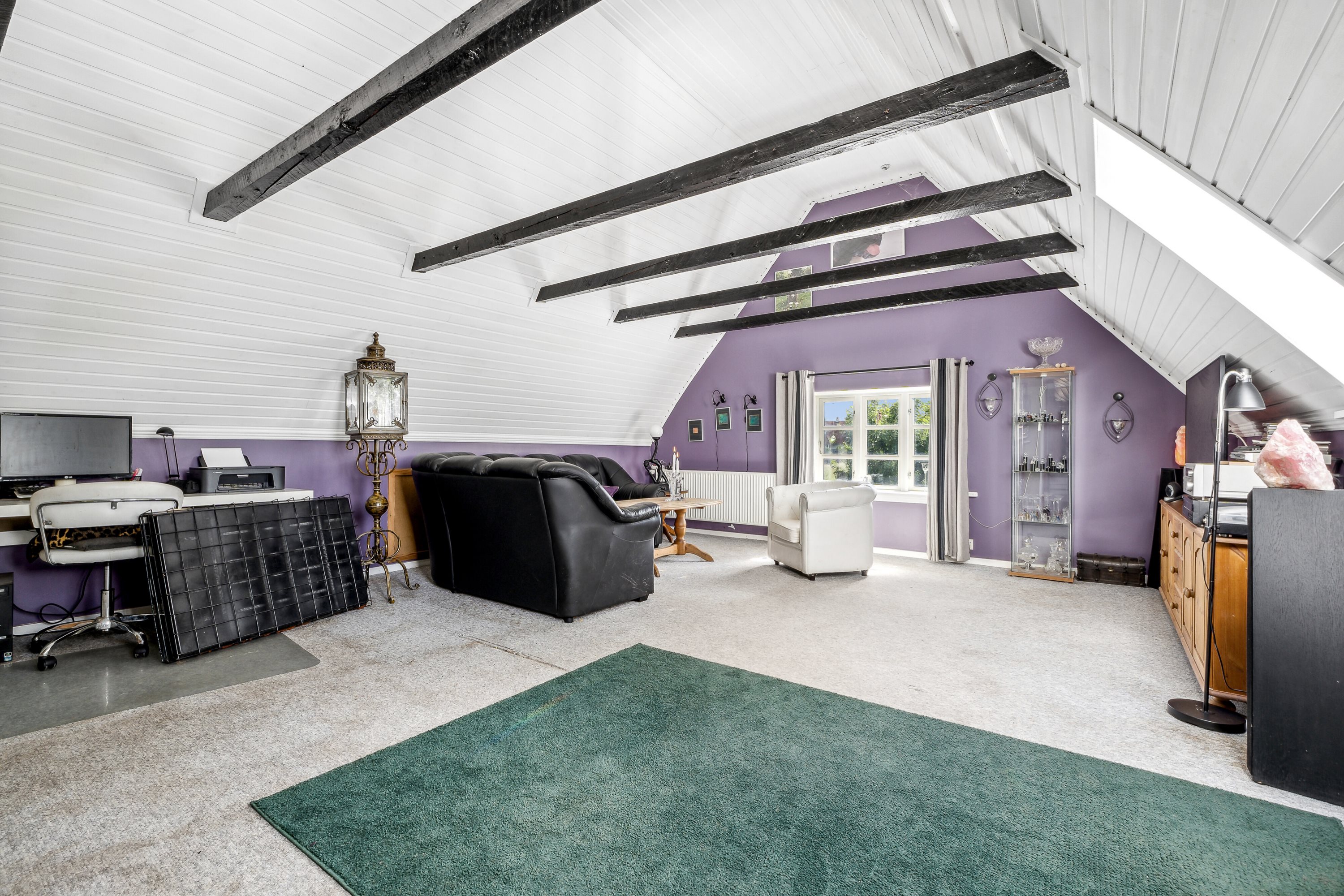 Fremhævet stue billede i fuldskærmstilstand. Billede af Ørbækvej 843, Rolfsted, 5863 Ferritslev Fyn