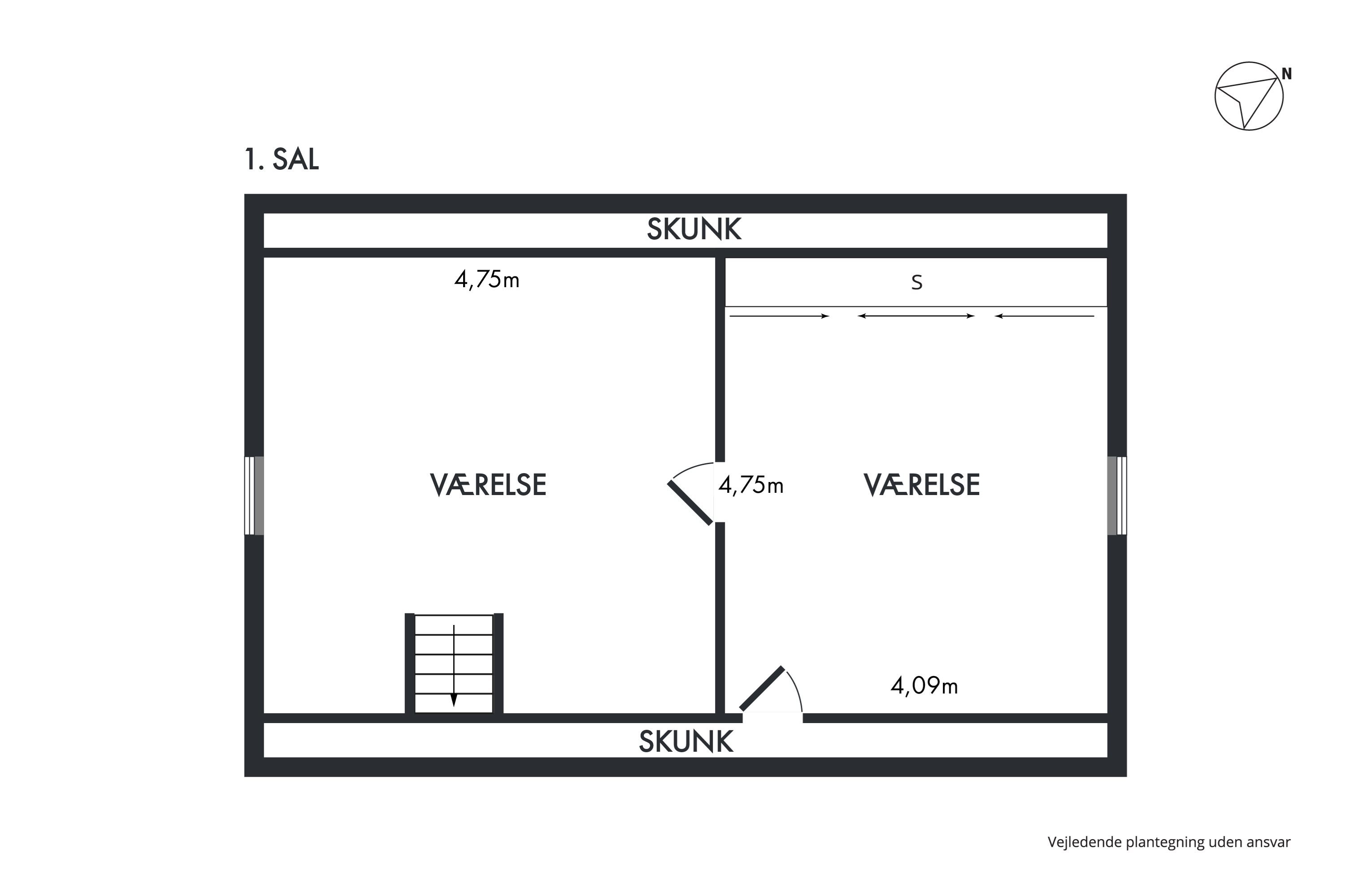 Plantegninger billede af Østergade 65, 8963 Auning