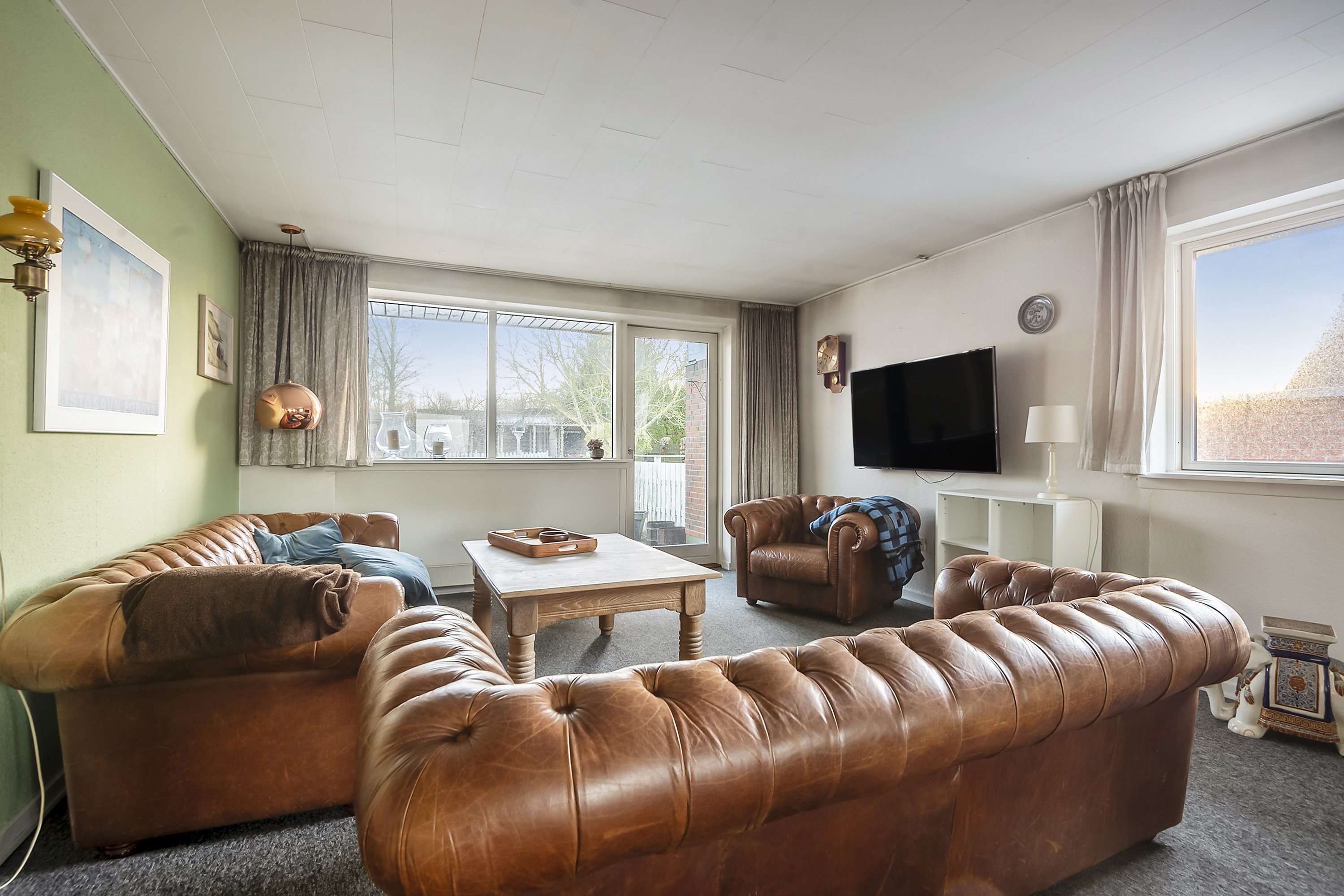 Fremhævet stue billede i fuldskærmstilstand. Billede af Kvievej 4, 6823 Ansager