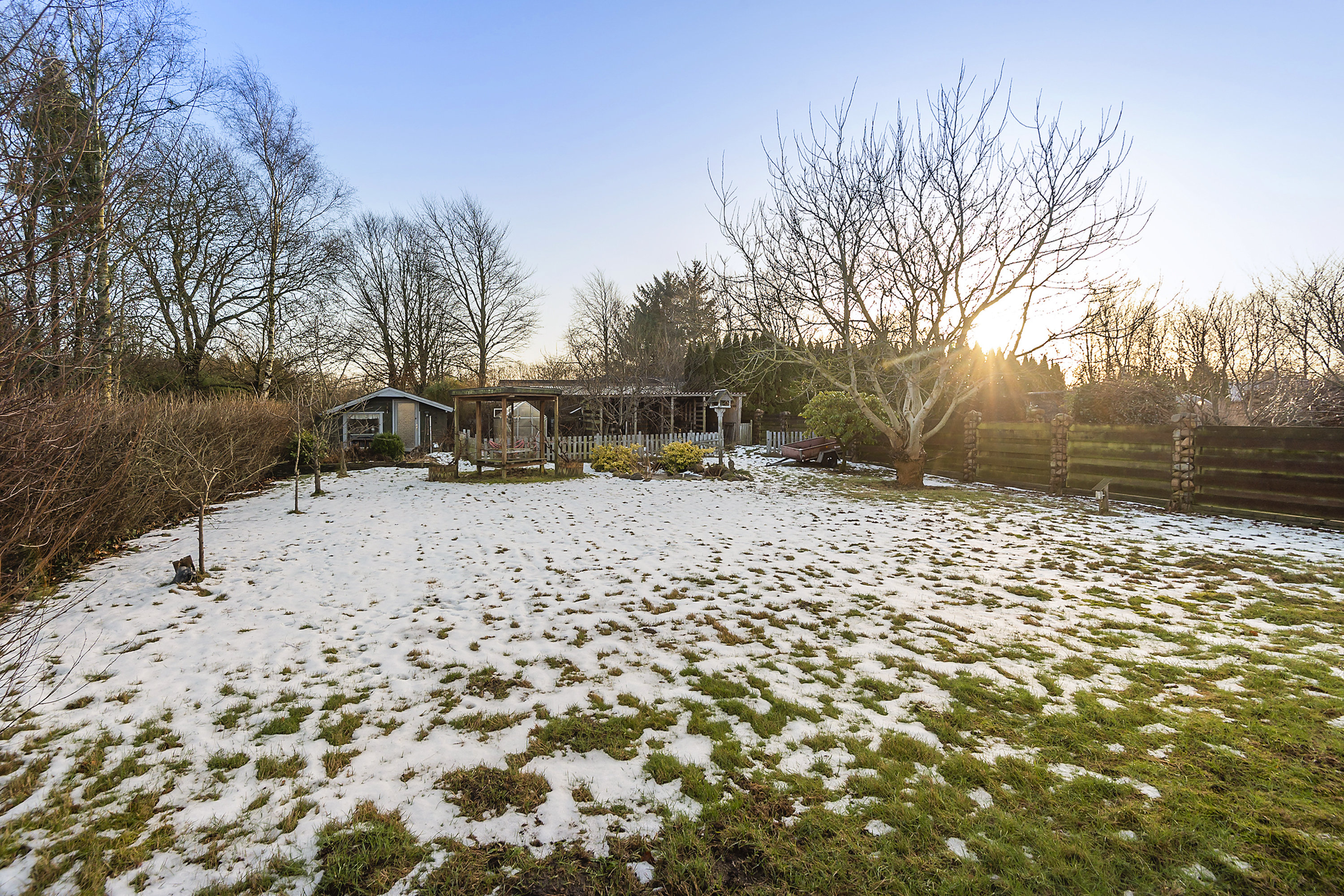 Fremhævet haven billede i fuldskærmstilstand. Billede af Kvievej 4, 6823 Ansager