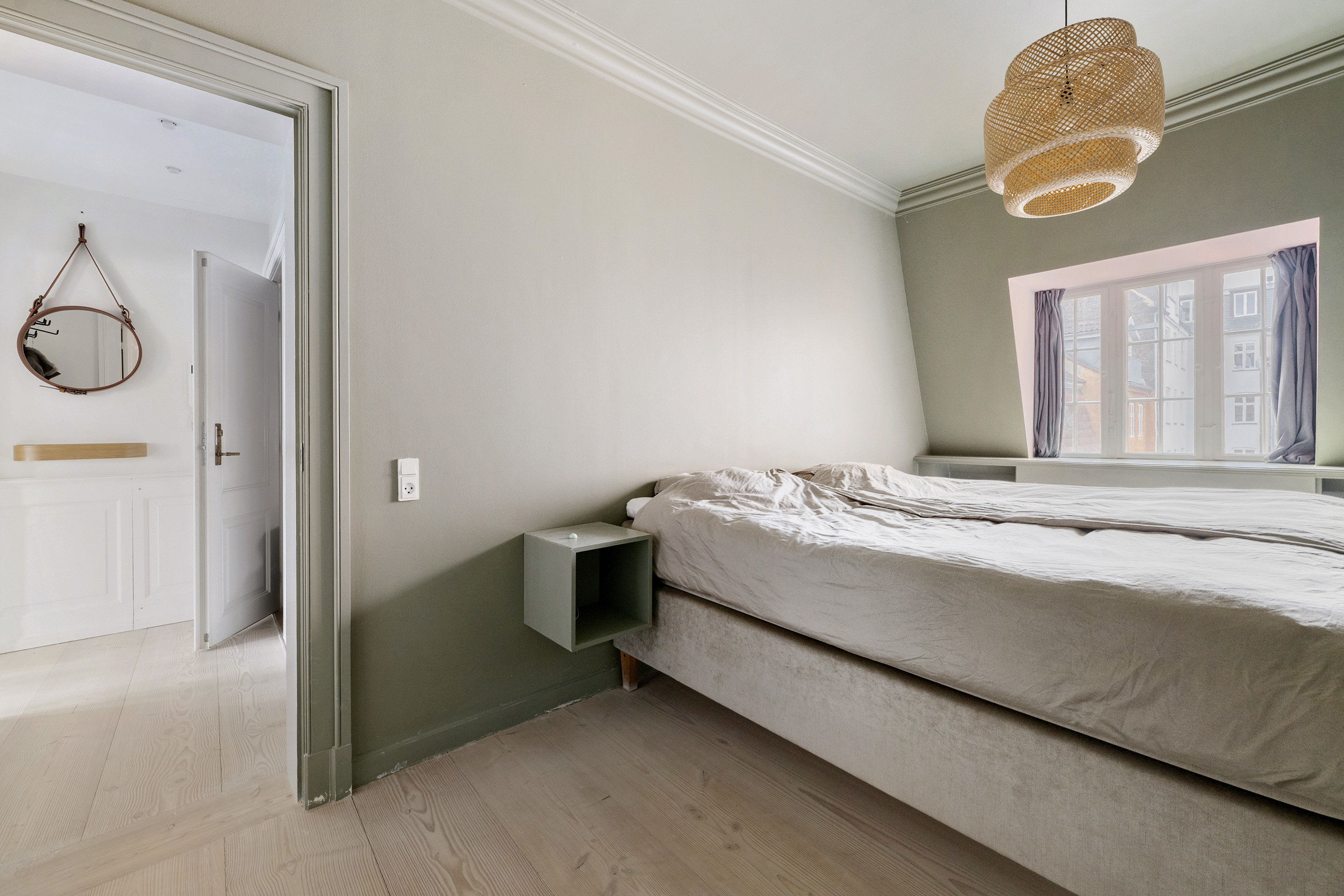 Fremhævet soveværelse billede i fuldskærmstilstand. Billede af Nyhavn 12, 3., 1051 København K