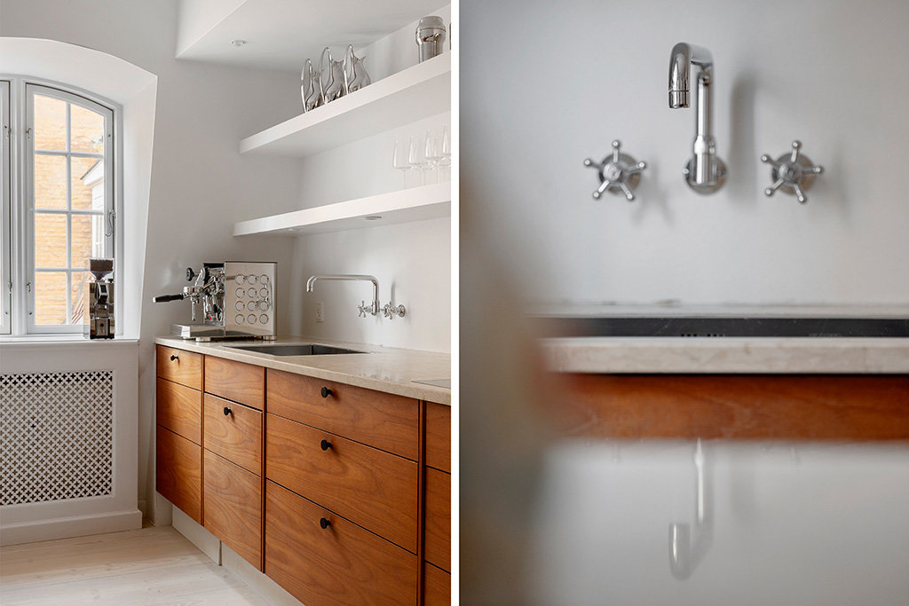 Fremhævet køkken billede i fuldskærmstilstand. Billede af Nyhavn 12, 3., 1051 København K