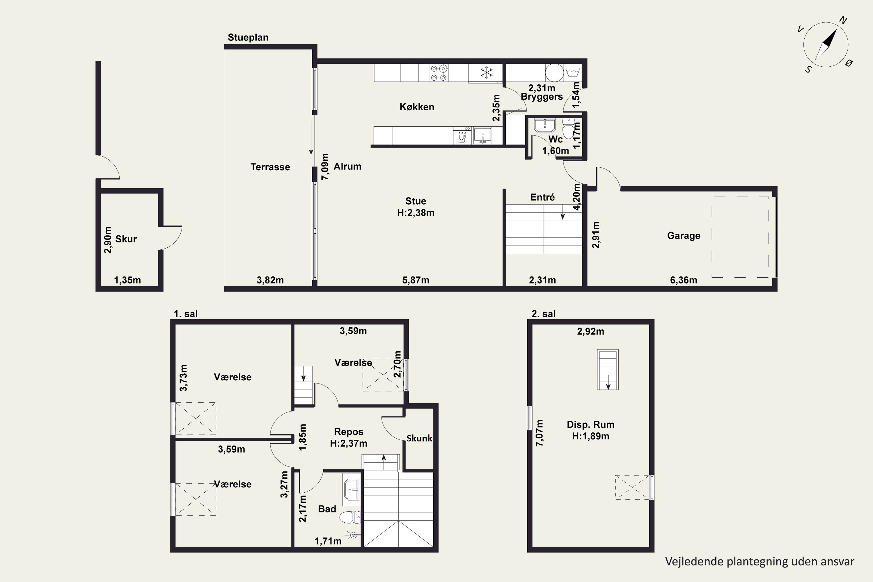 Plantegninger billede af Holstedparken 3, 2660 Brøndby Strand
