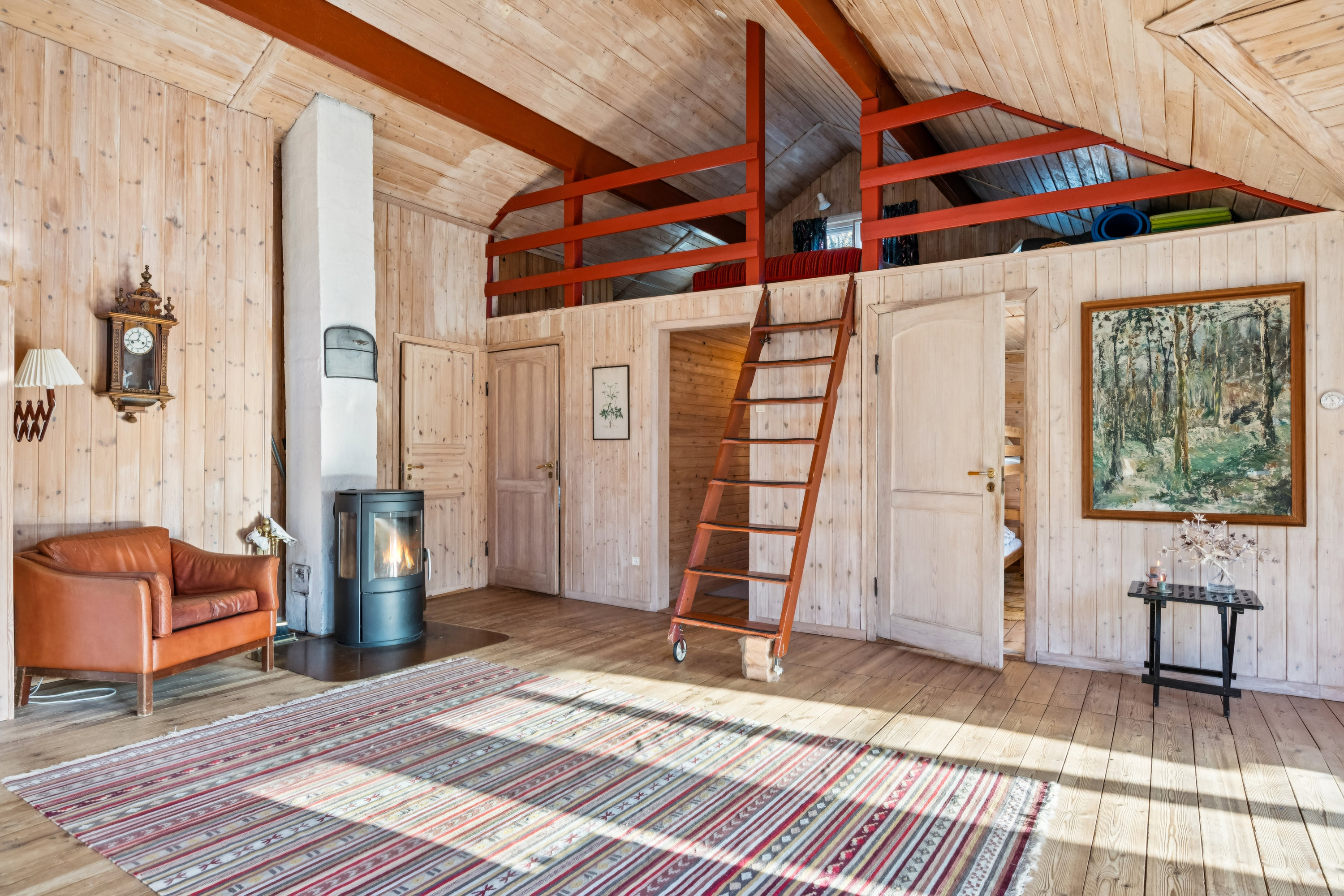 Fremhævet stue billede i fuldskærmstilstand. Billede af Fuglsøvig 37, Begtrup, 8420 Knebel