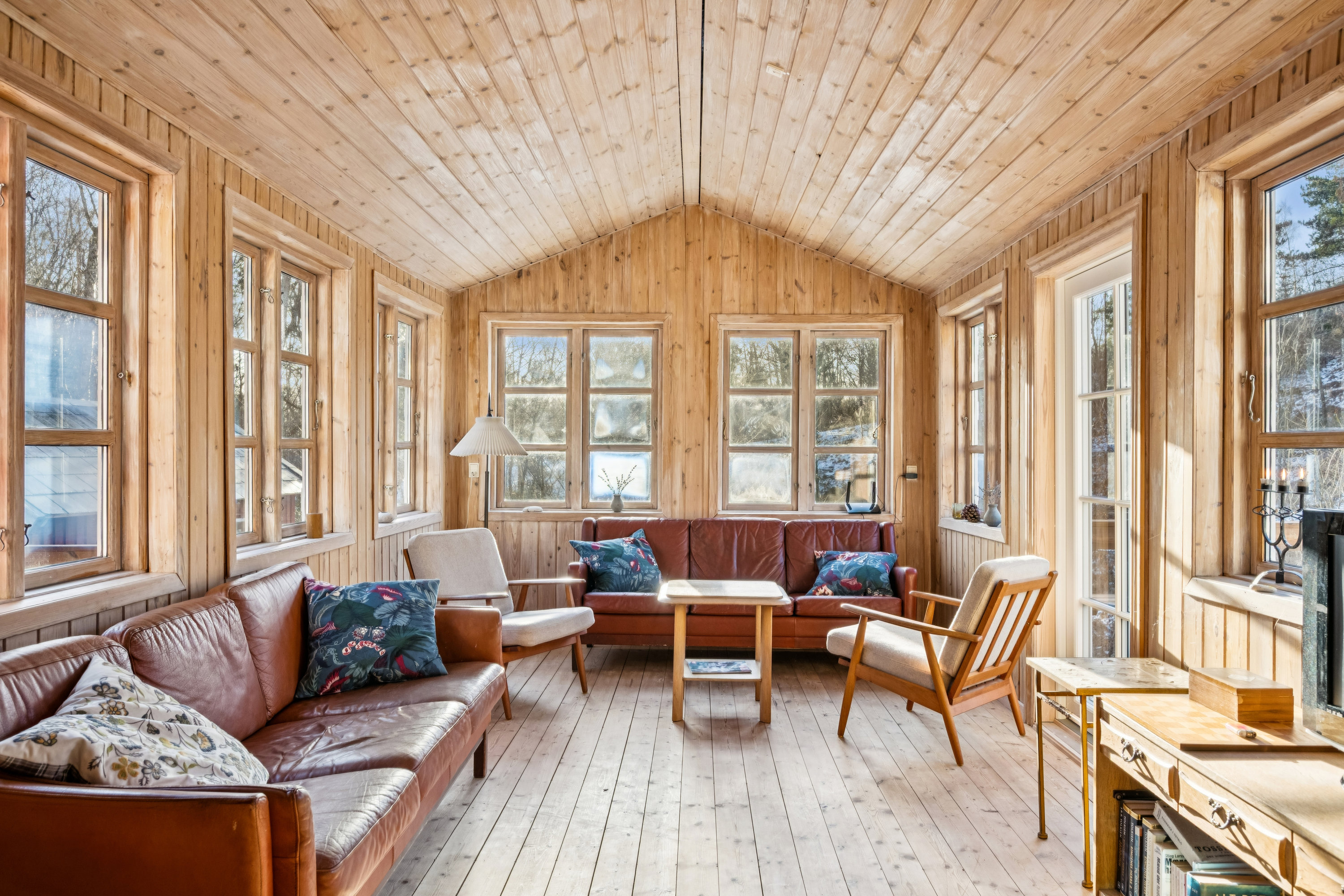 Fremhævet stue billede i fuldskærmstilstand. Billede af Fuglsøvig 37, Begtrup, 8420 Knebel