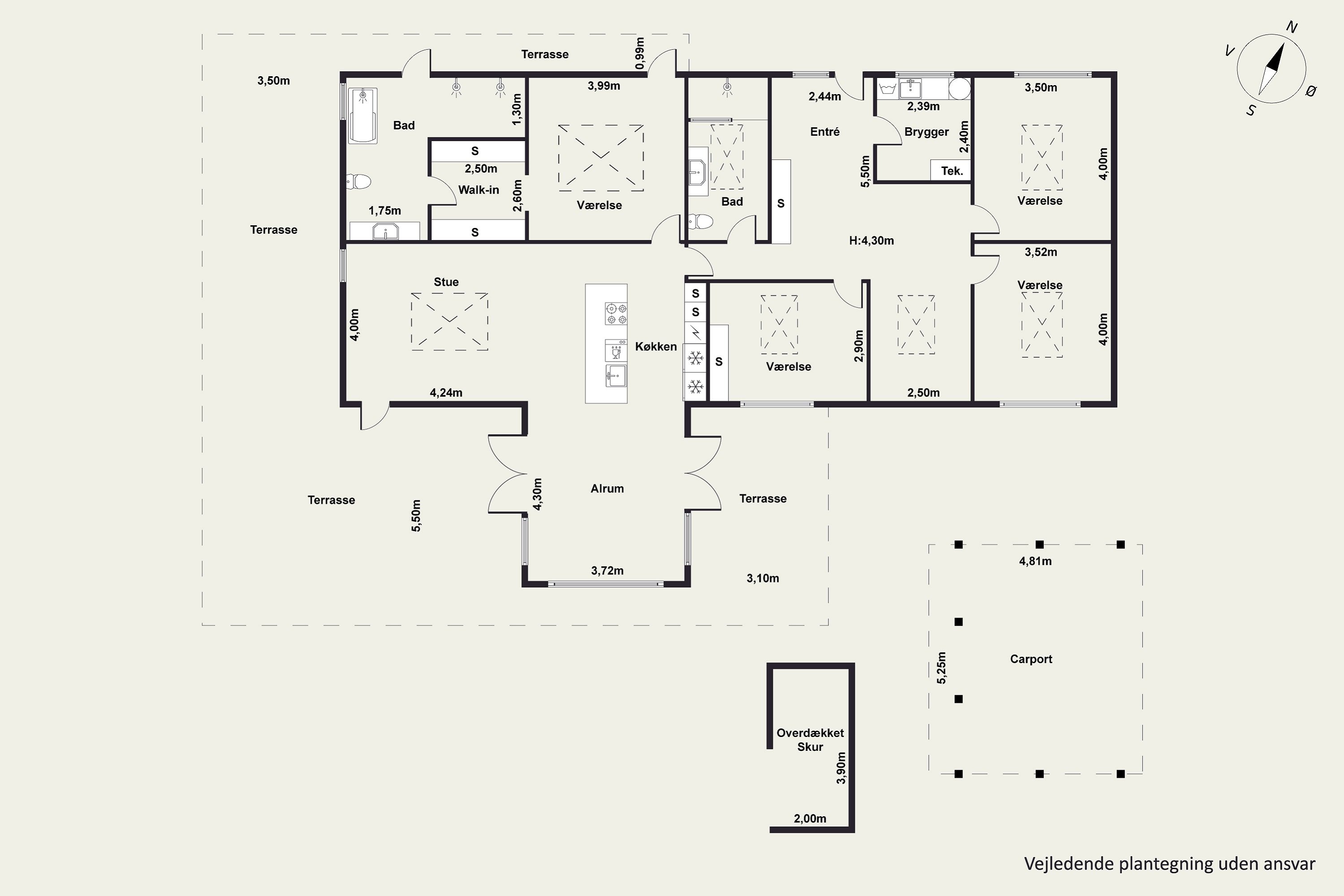 Plantegninger billede af Holgersvej 5, 4600 Køge