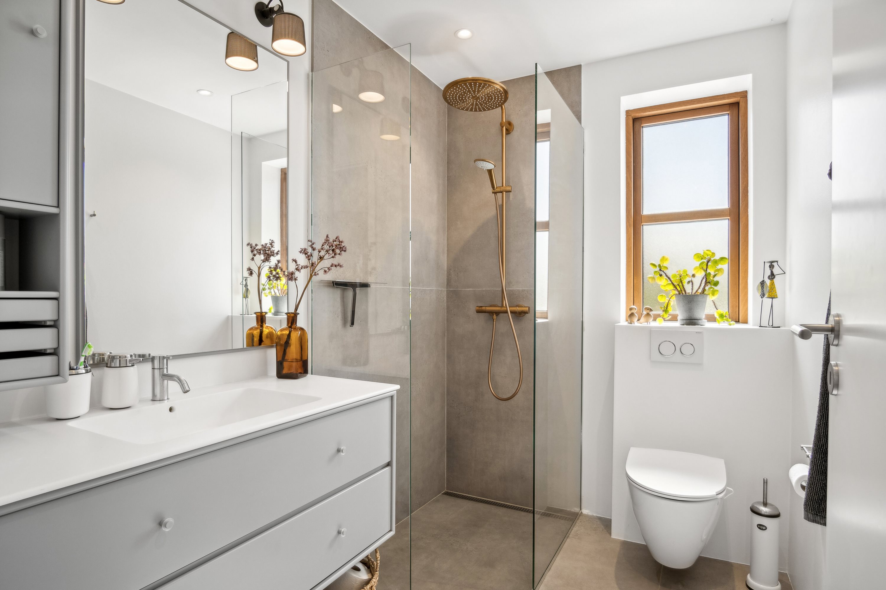 Fremhævet badeværelse billede i fuldskærmstilstand. Billede af Skåde Søpark 17, Skåde, 8270 Højbjerg