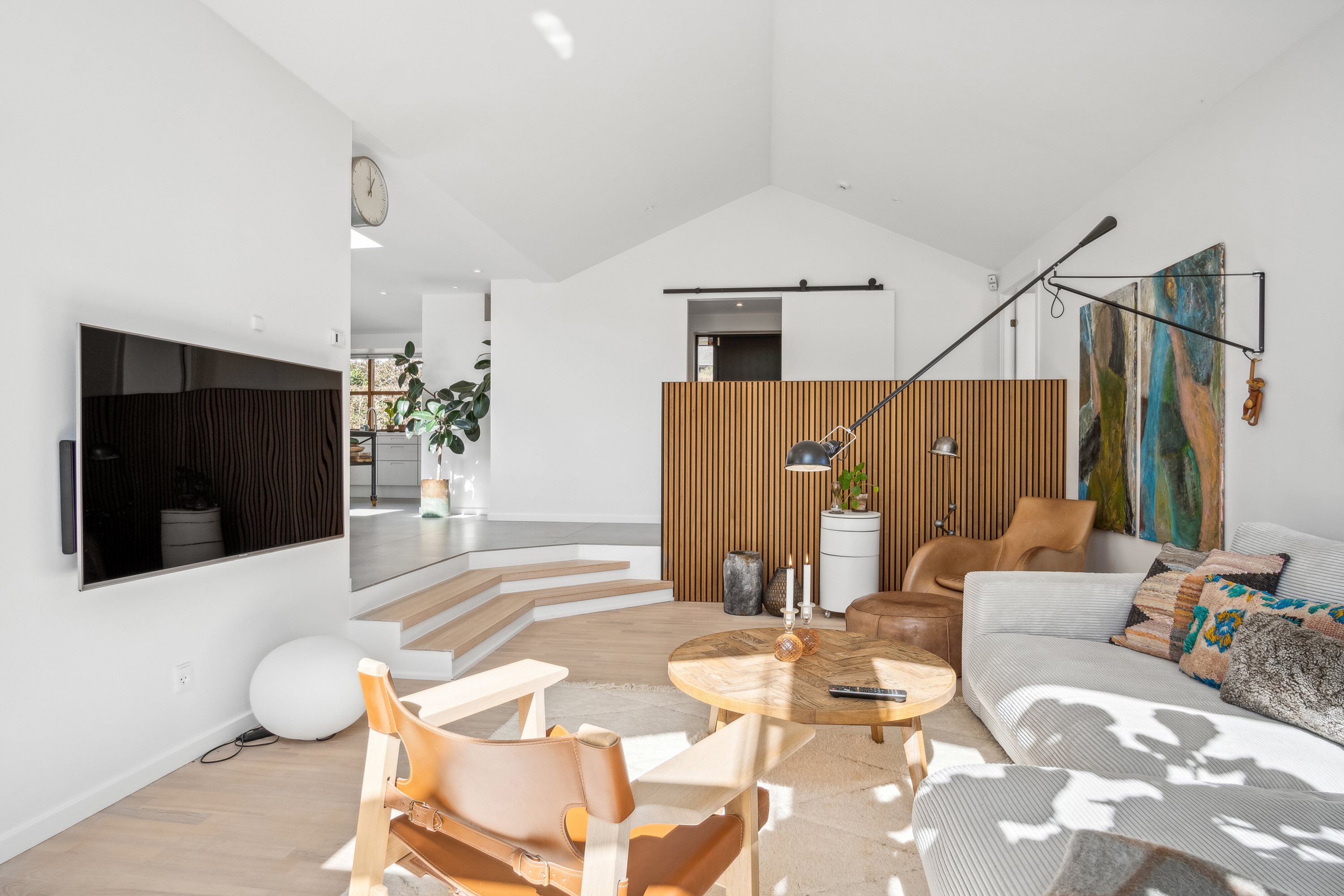 Fremhævet stue billede i fuldskærmstilstand. Billede af Skåde Søpark 17, Skåde, 8270 Højbjerg