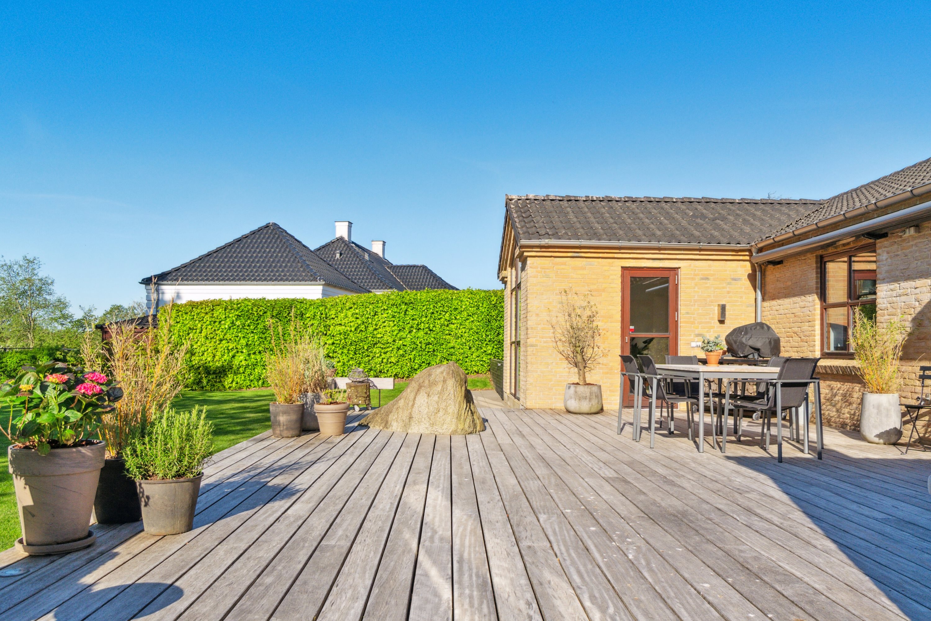 Fremhævet terrasse billede i fuldskærmstilstand. Billede af Skåde Søpark 17, Skåde, 8270 Højbjerg