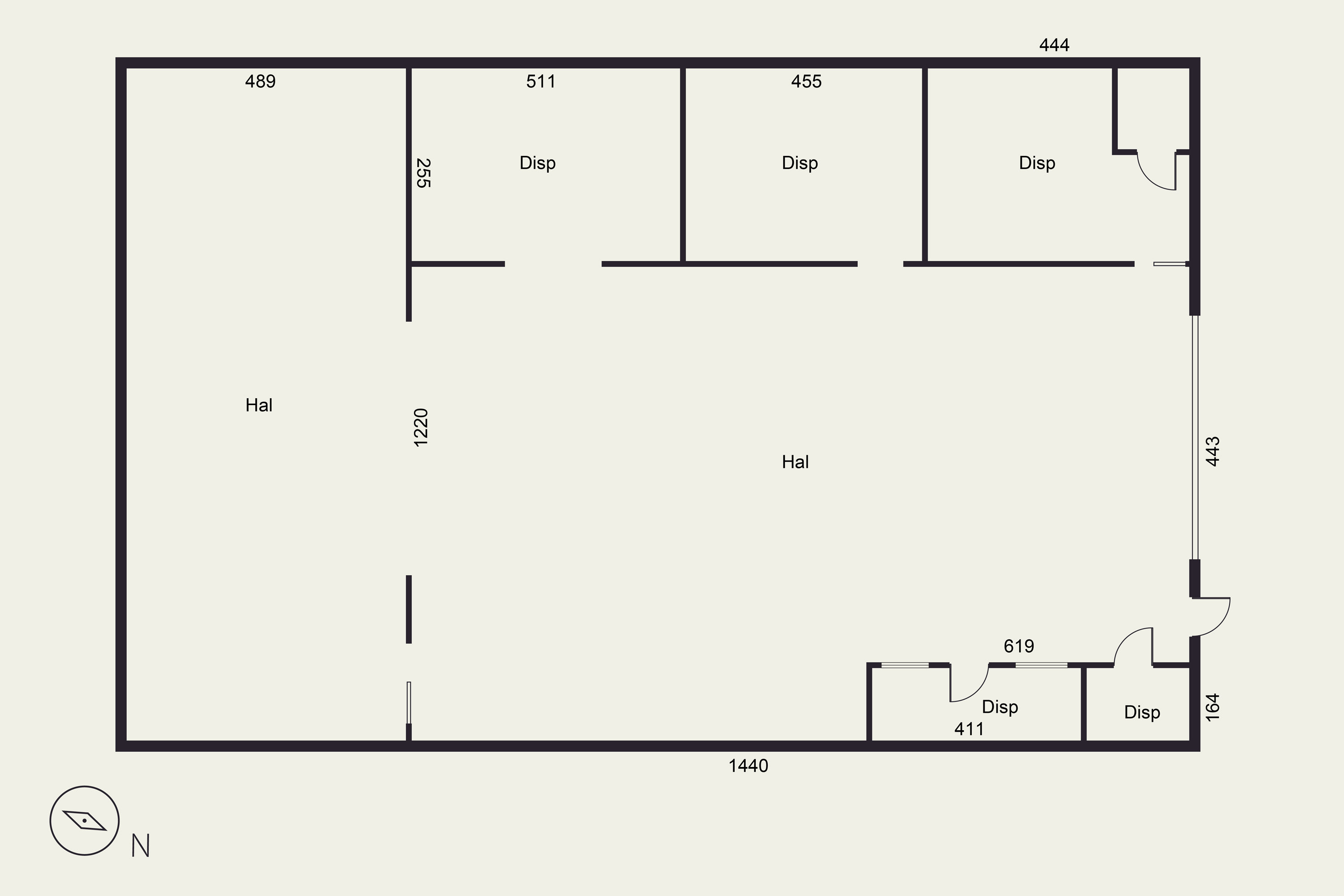 Plantegninger billede af Mødalvej 5A + 5B, Skjoldelev, 8471 Sabro