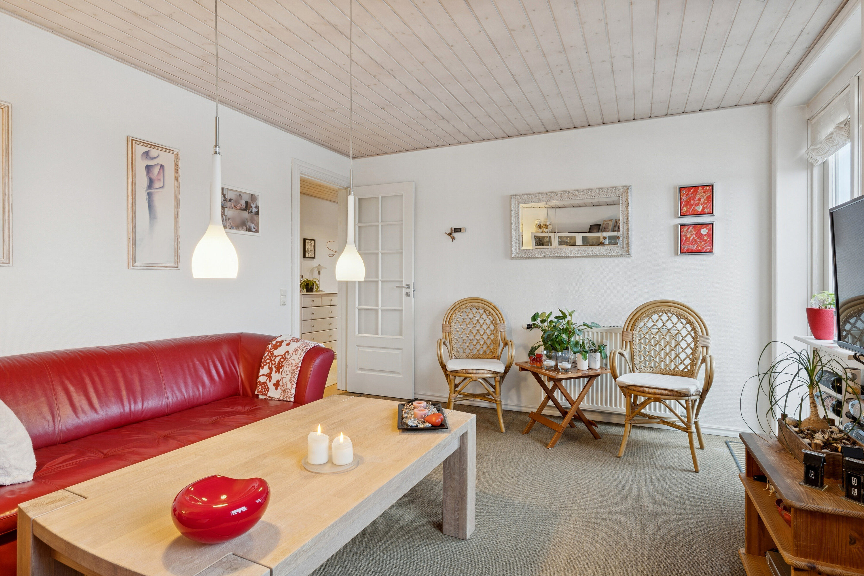 Fremhævet stue billede i fuldskærmstilstand. Billede af Prinsensgade 2, 3. tv., 9800 Hjørring