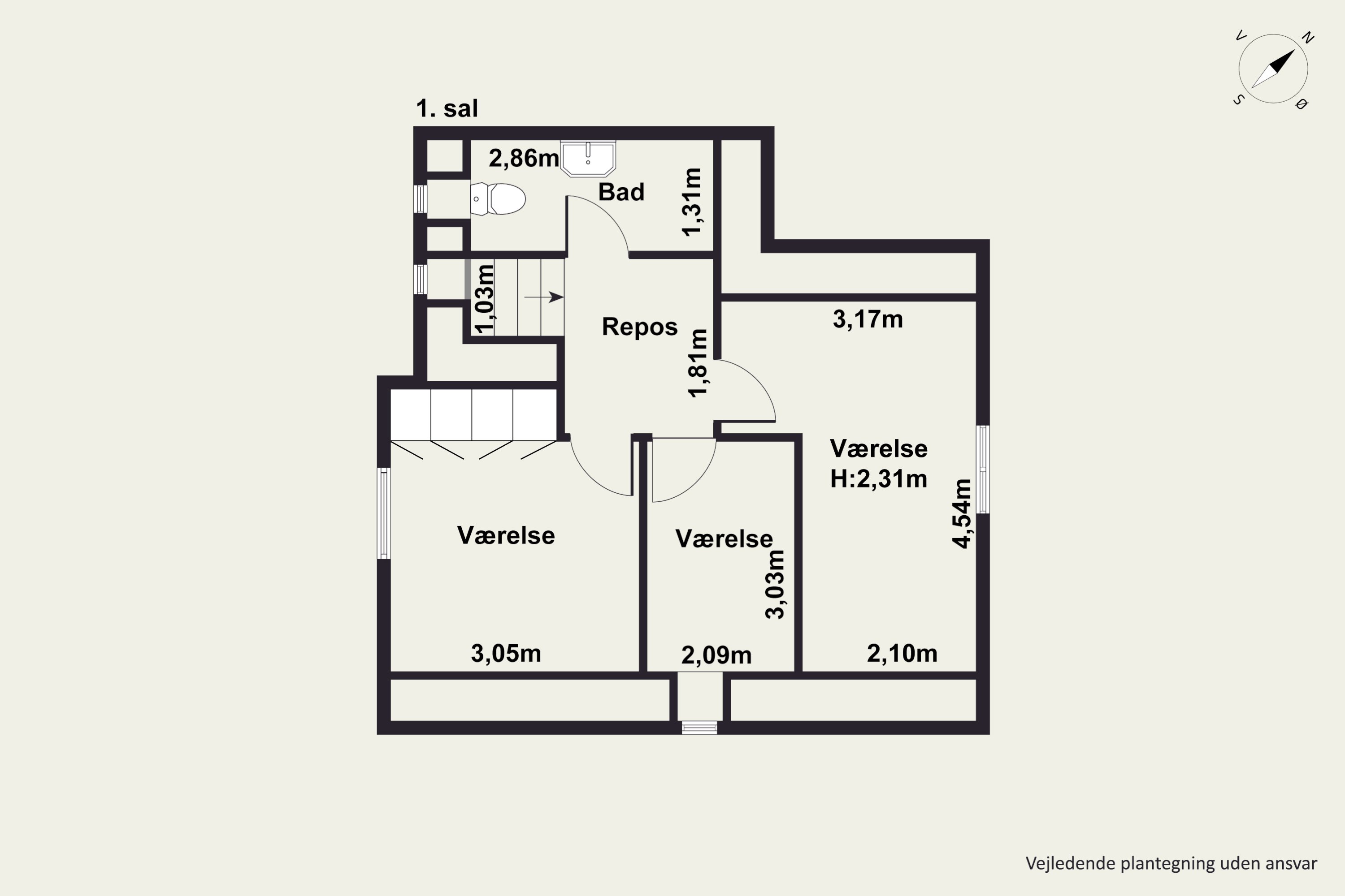 Plantegninger billede af Filtenborggade 25, 7900 Nykøbing M