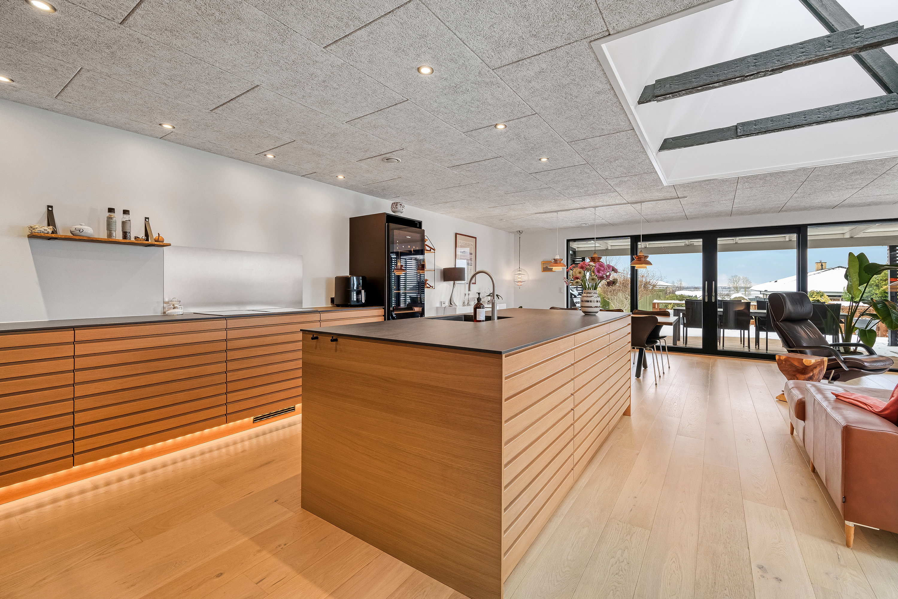 Fremhævet køkken billede i fuldskærmstilstand. Billede af Kajakvej 40, 4040 Jyllinge