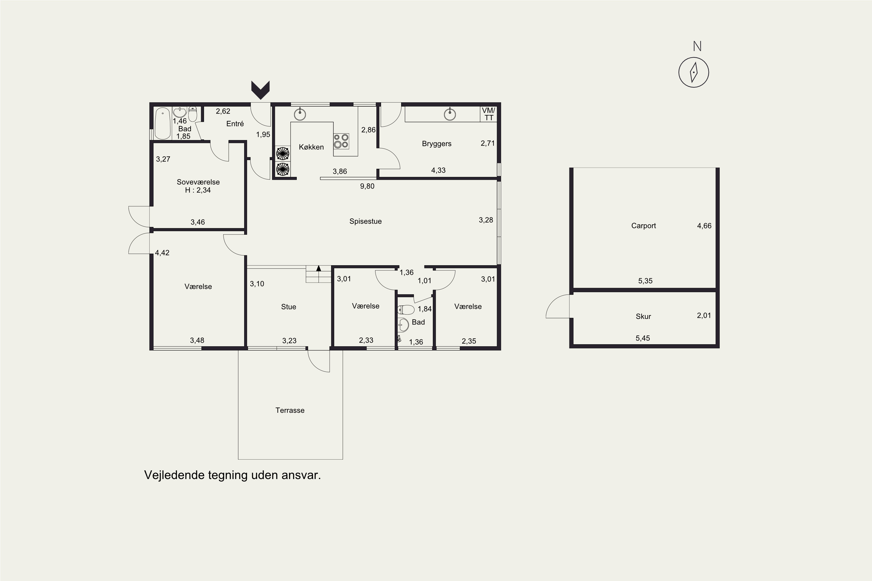 Plantegninger billede af Humlebivænget 60, Hjallese, 5260 Odense S