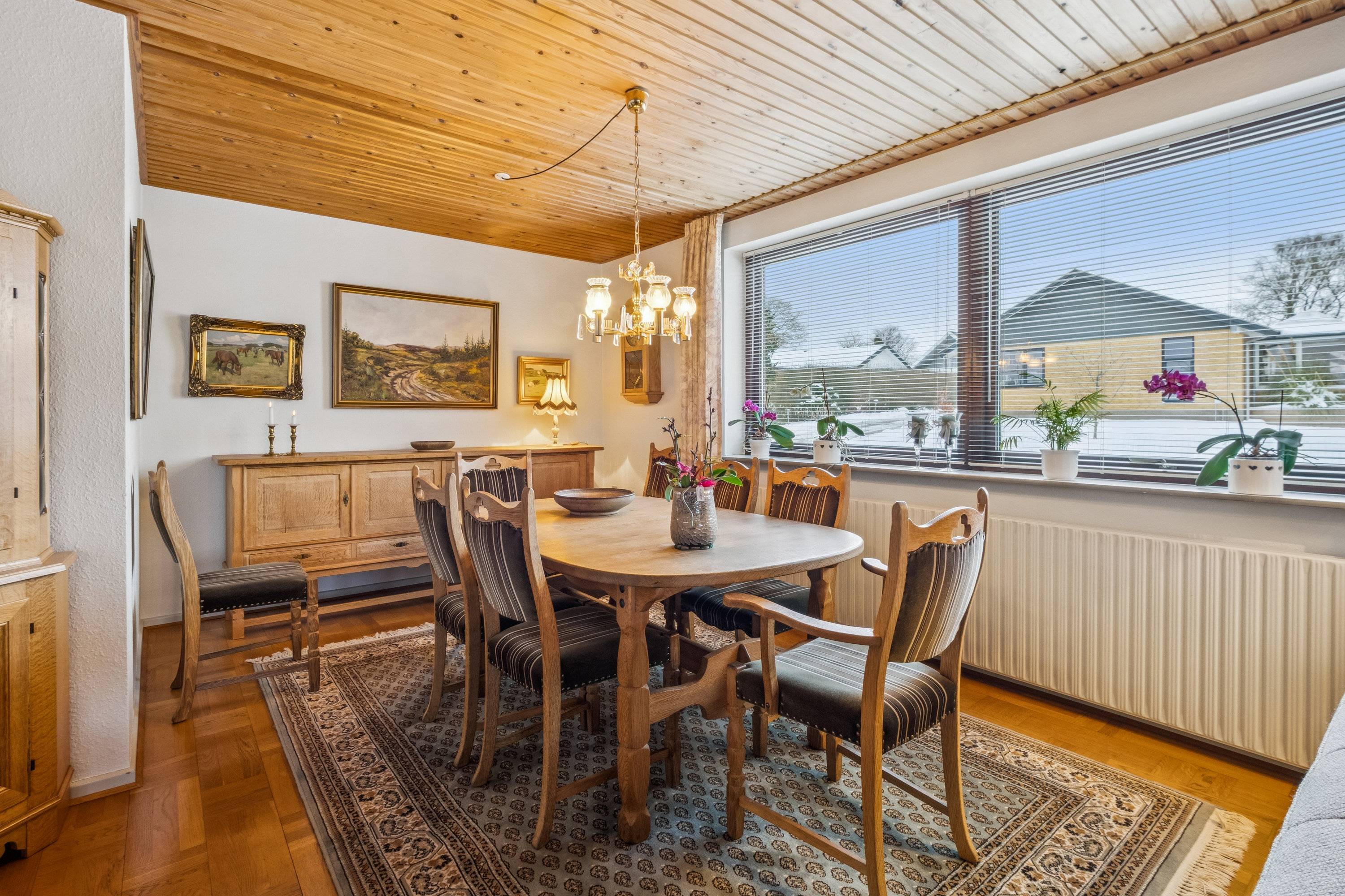 Fremhævet spisestue billede i fuldskærmstilstand. Billede af Kærmindevej 14, 7800 Skive