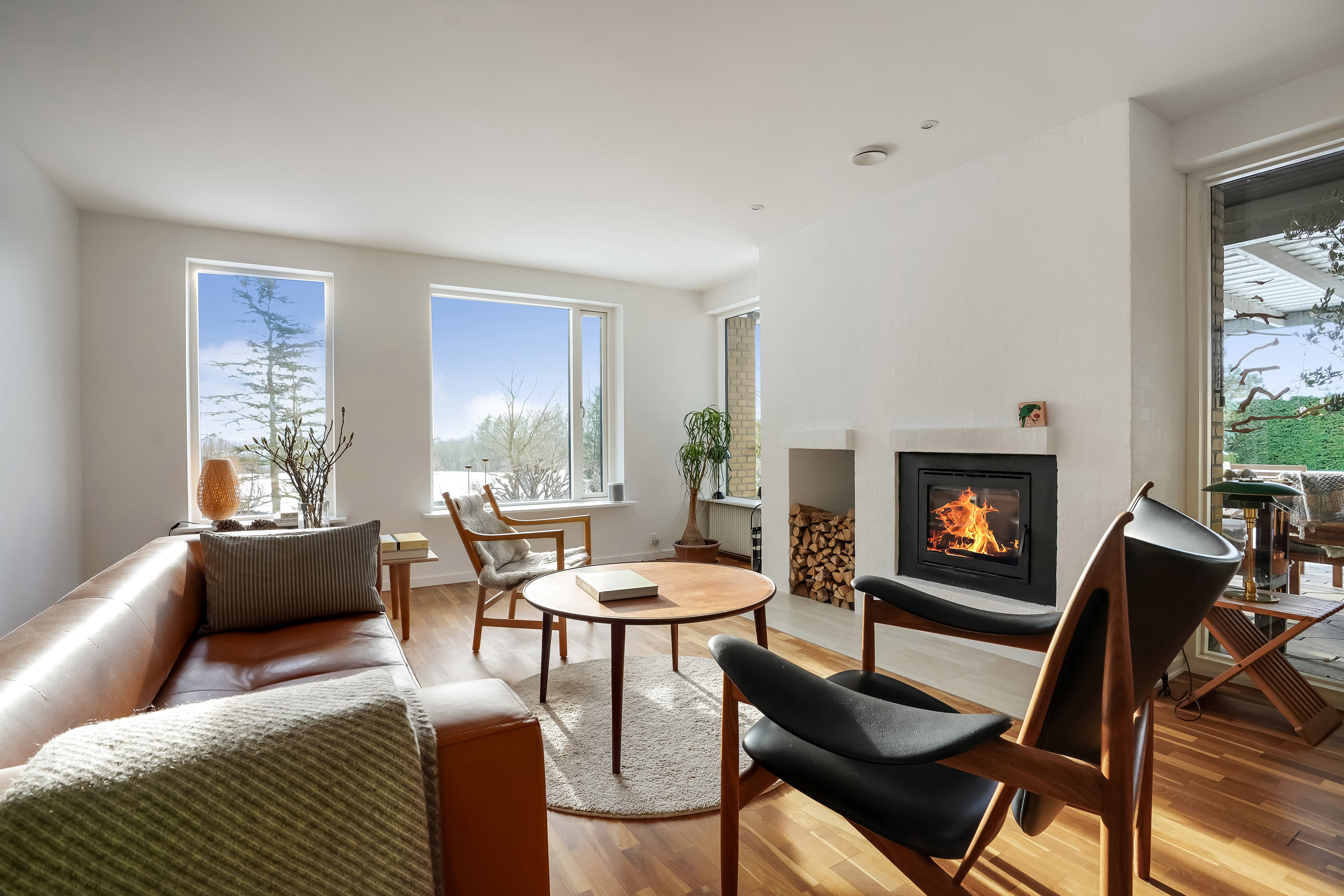 Fremhævet stue billede i fuldskærmstilstand. Billede af Hårevej 65, Håre, 5591 Gelsted