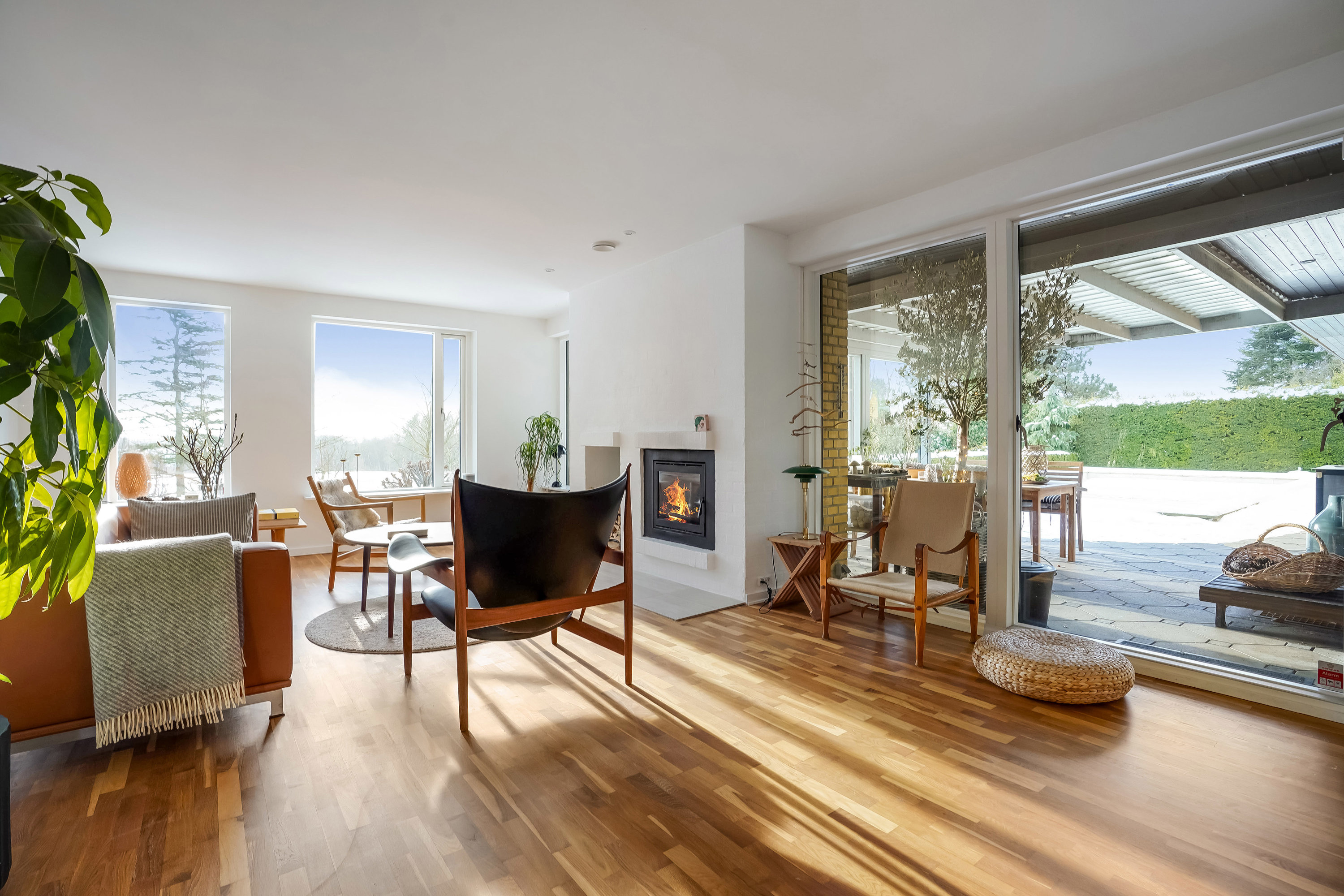 Fremhævet stue billede i fuldskærmstilstand. Billede af Hårevej 65, Håre, 5591 Gelsted