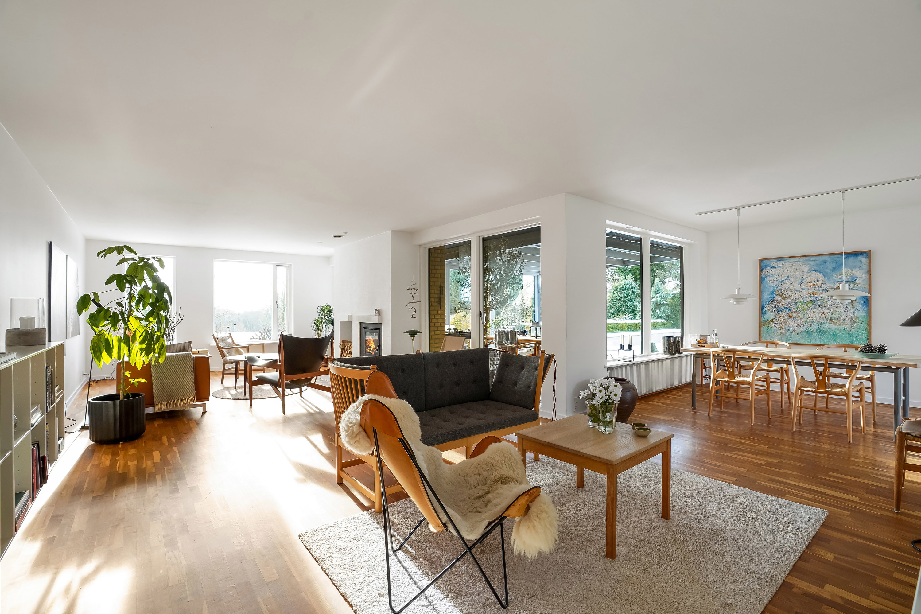 Fremhævet stue billede i fuldskærmstilstand. Billede af Hårevej 65, Håre, 5591 Gelsted