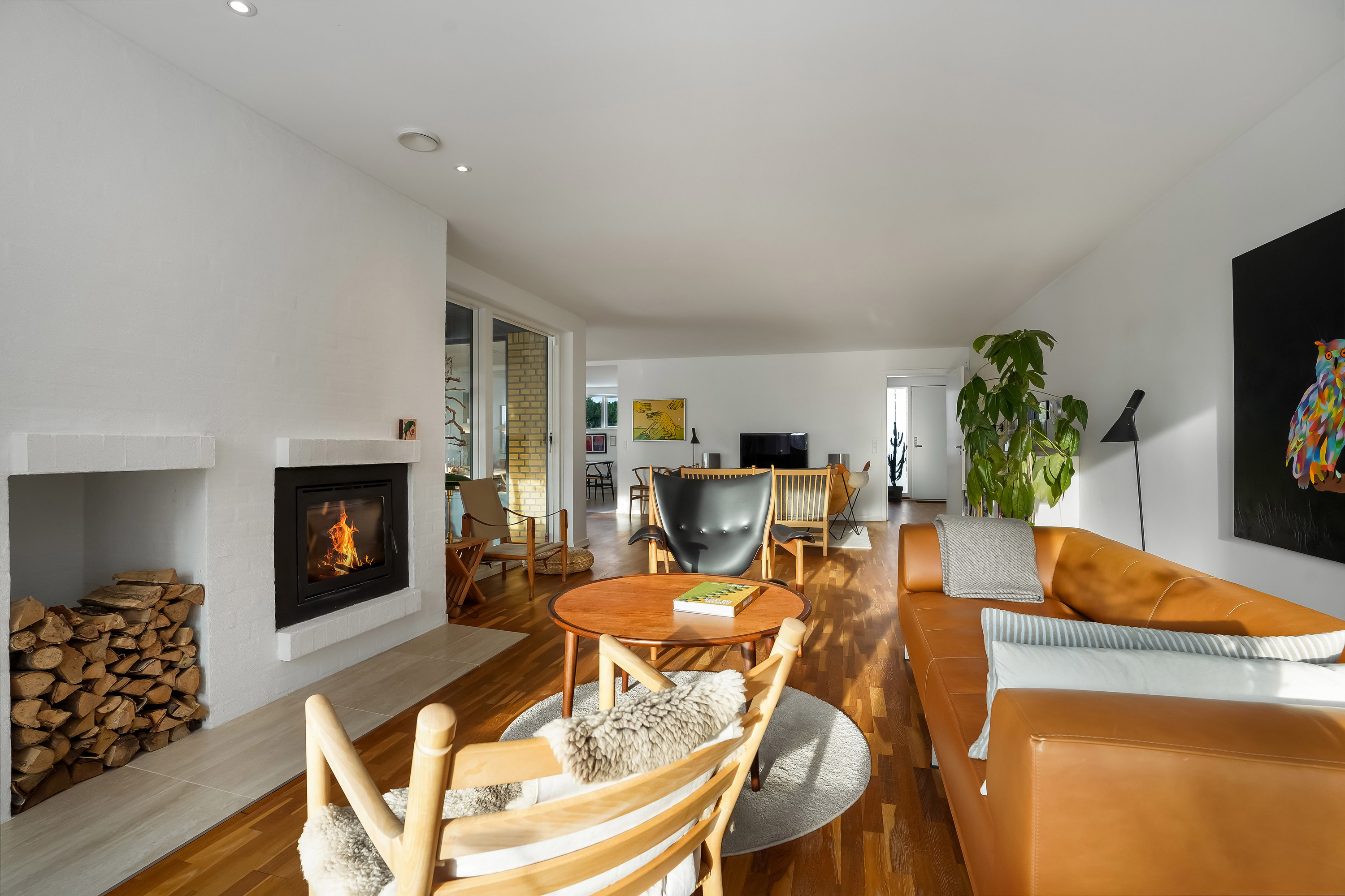 Fremhævet stue billede i fuldskærmstilstand. Billede af Hårevej 65, Håre, 5591 Gelsted